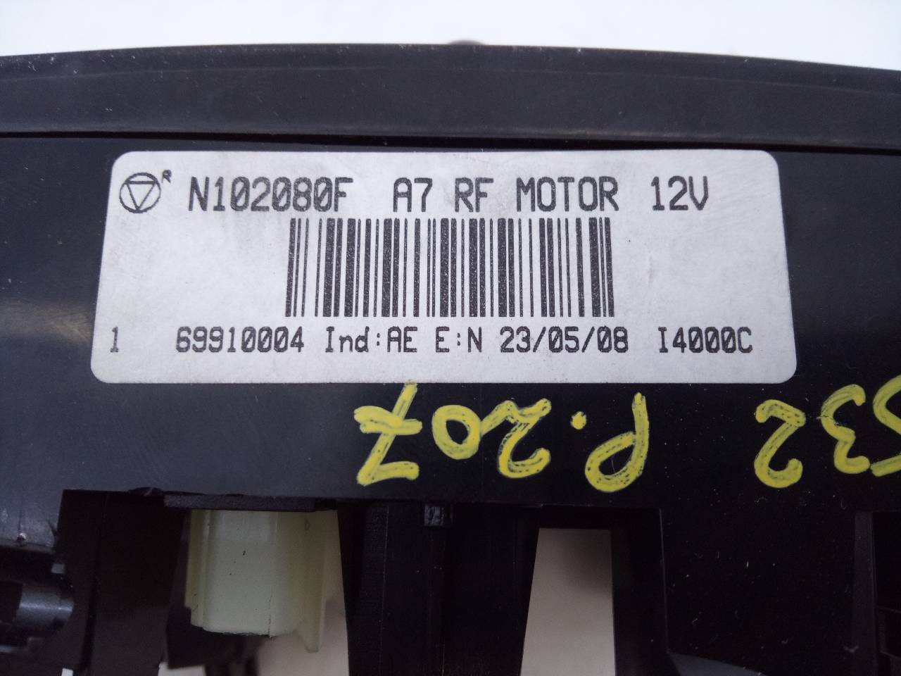 MANDO CLIMATIZADOR PEUGEOT 207 69910004 / E3-B2-34-3 / N102080F 69910004E3B2343N102080F - Vista 3
