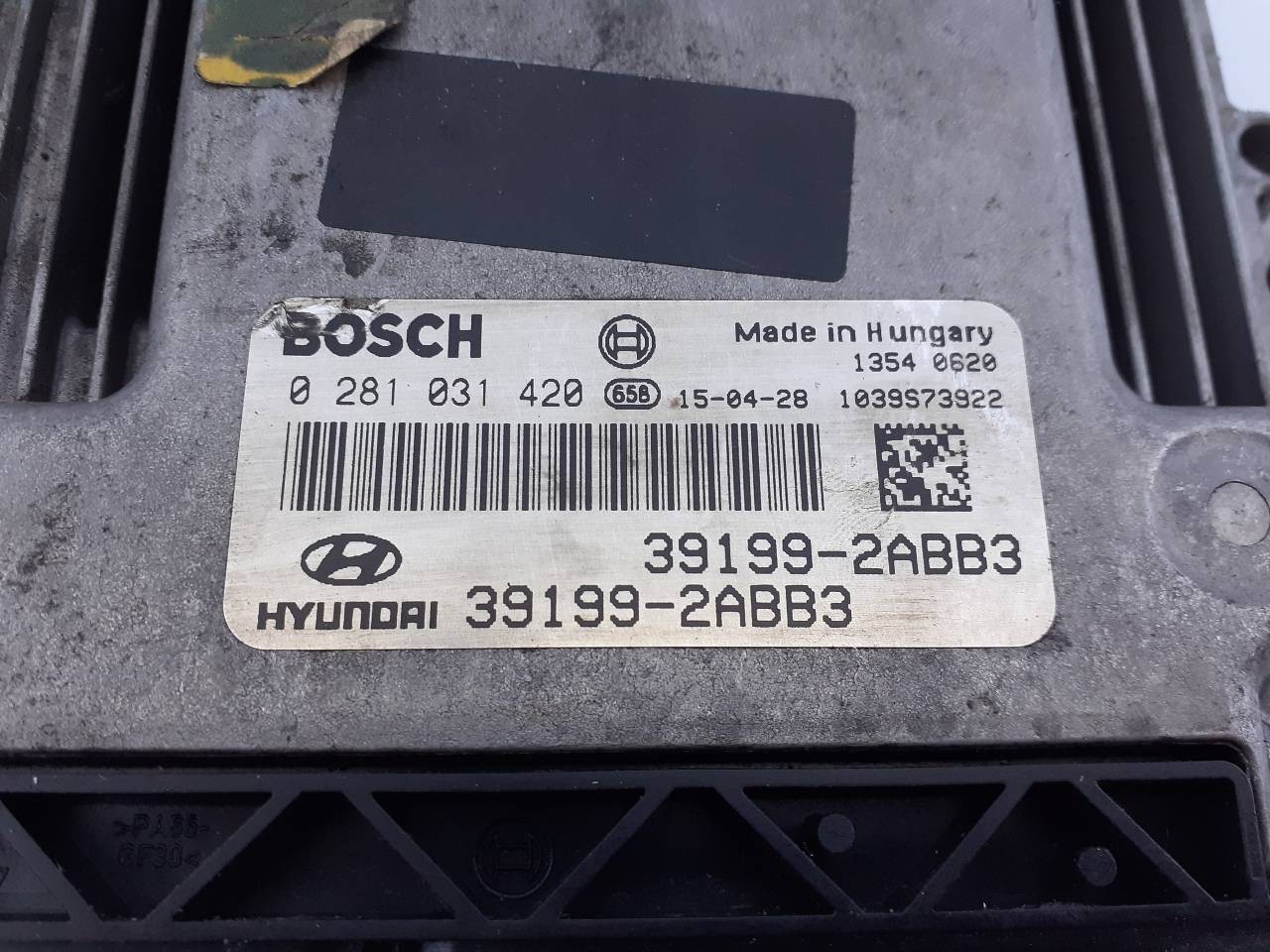 CENTRALITA MOTOR UCE HYUNDAI IX35 391992ABB3 / E3-A3-3-3 / 0281031420 391992ABB3E3A3330281031420 - Vista 3