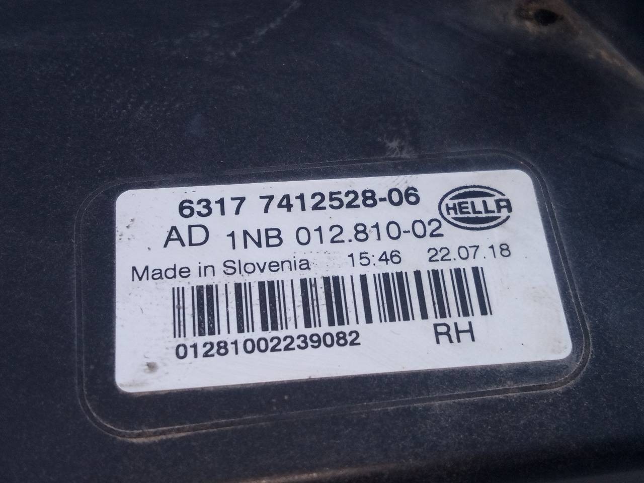 PILOTO DELANTERO IZQUIERDO BMW SERIE X3 (G01) 63177412528 / E1-A3-50-2 / 1NB01281002 63177412528E1A35021NB01281002 - Vista 3