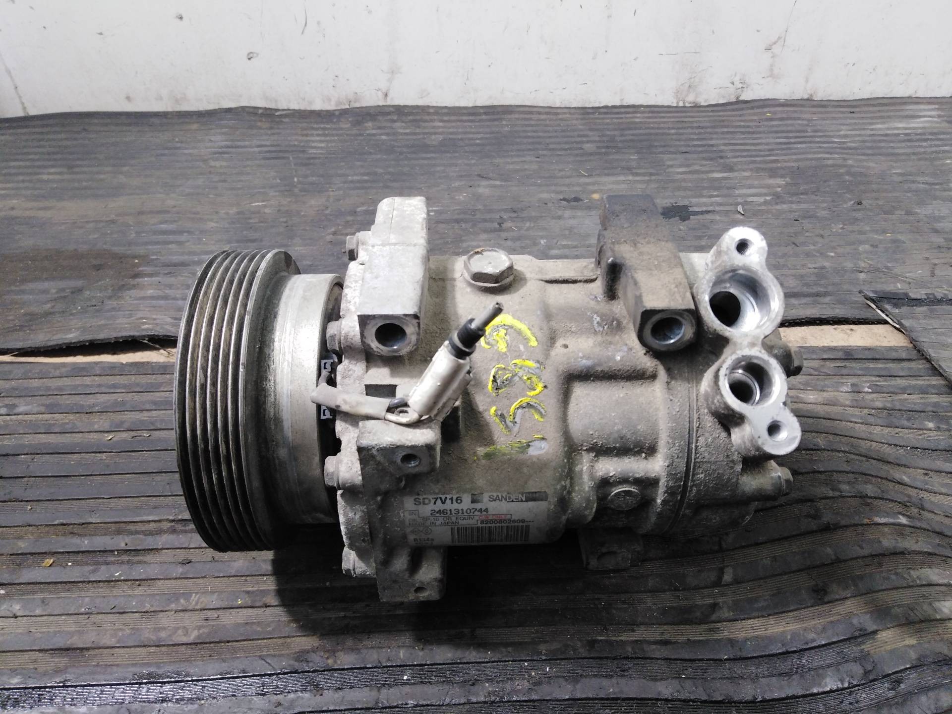 COMPRESOR AIRE ACONDICIONADO DACIA LOGAN EXPRESS 8200802609 / P3-B3-10-3 / 2461310744 8200802609P3B31032461310744