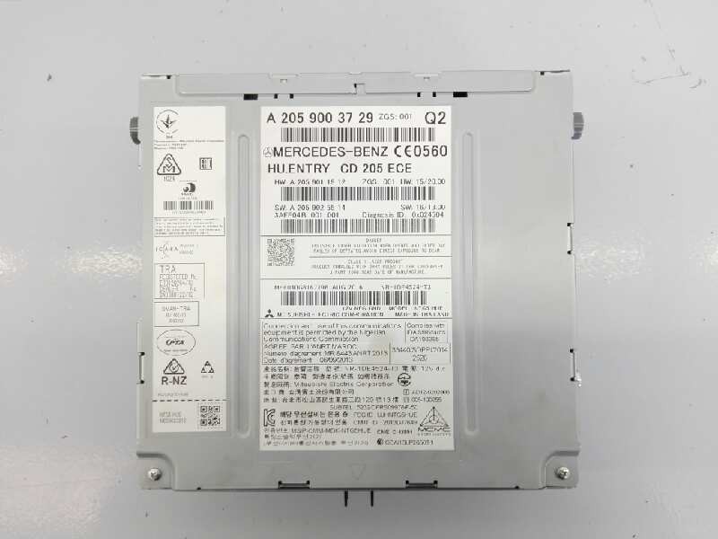 SISTEMA NAVEGACION GPS MERCEDES-BENZ CLASE C (W205) LIM. A2059003729 / E3-A1-4-4 / A2059004113 A2059003729E3A144A2059004113 - Vista 3