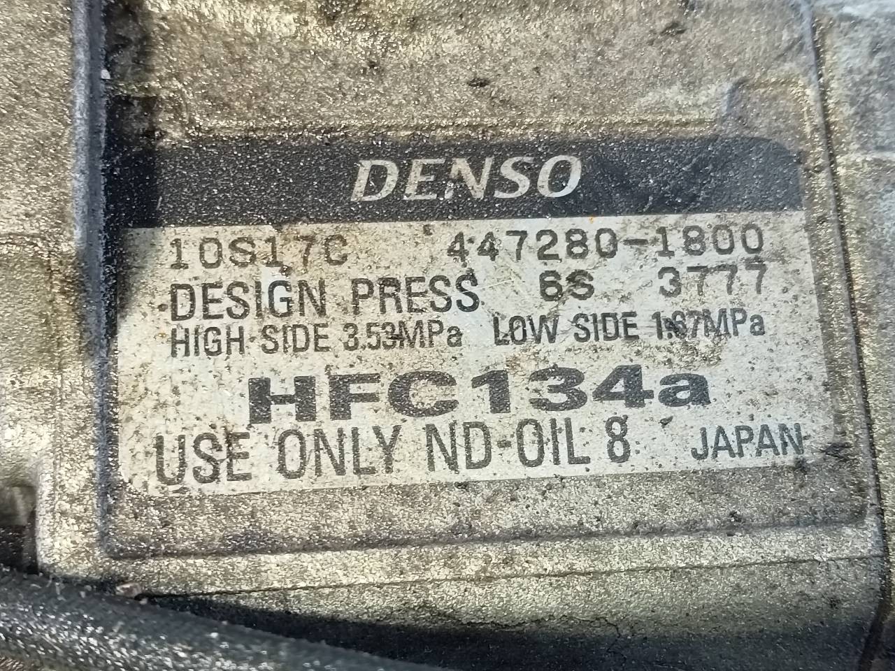 COMPRESOR AIRE ACONDICIONADO IVECO DAILY KA 4472801800 / P3-A1-18-2 4472801800P3A1182 - Vista 2