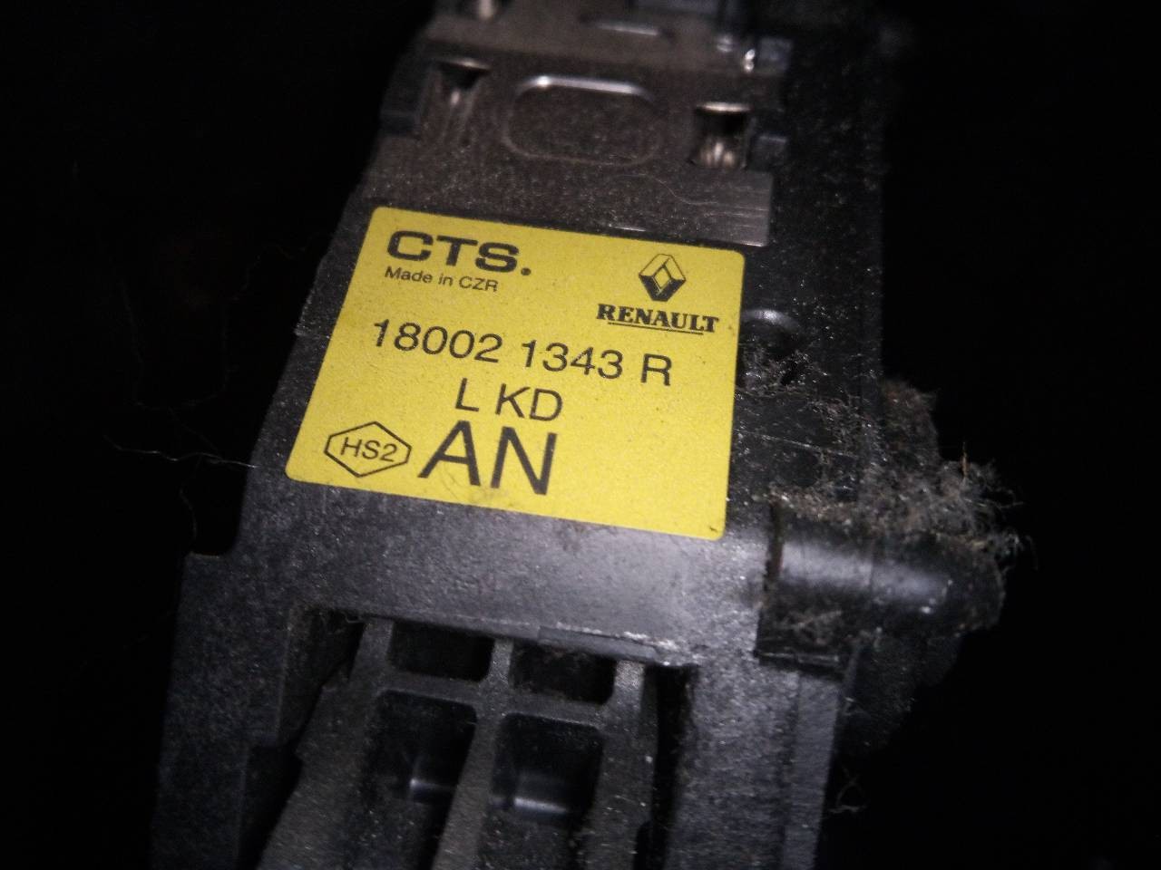PEDAL ACELERADOR DACIA LODGY 180021343R 180021343R