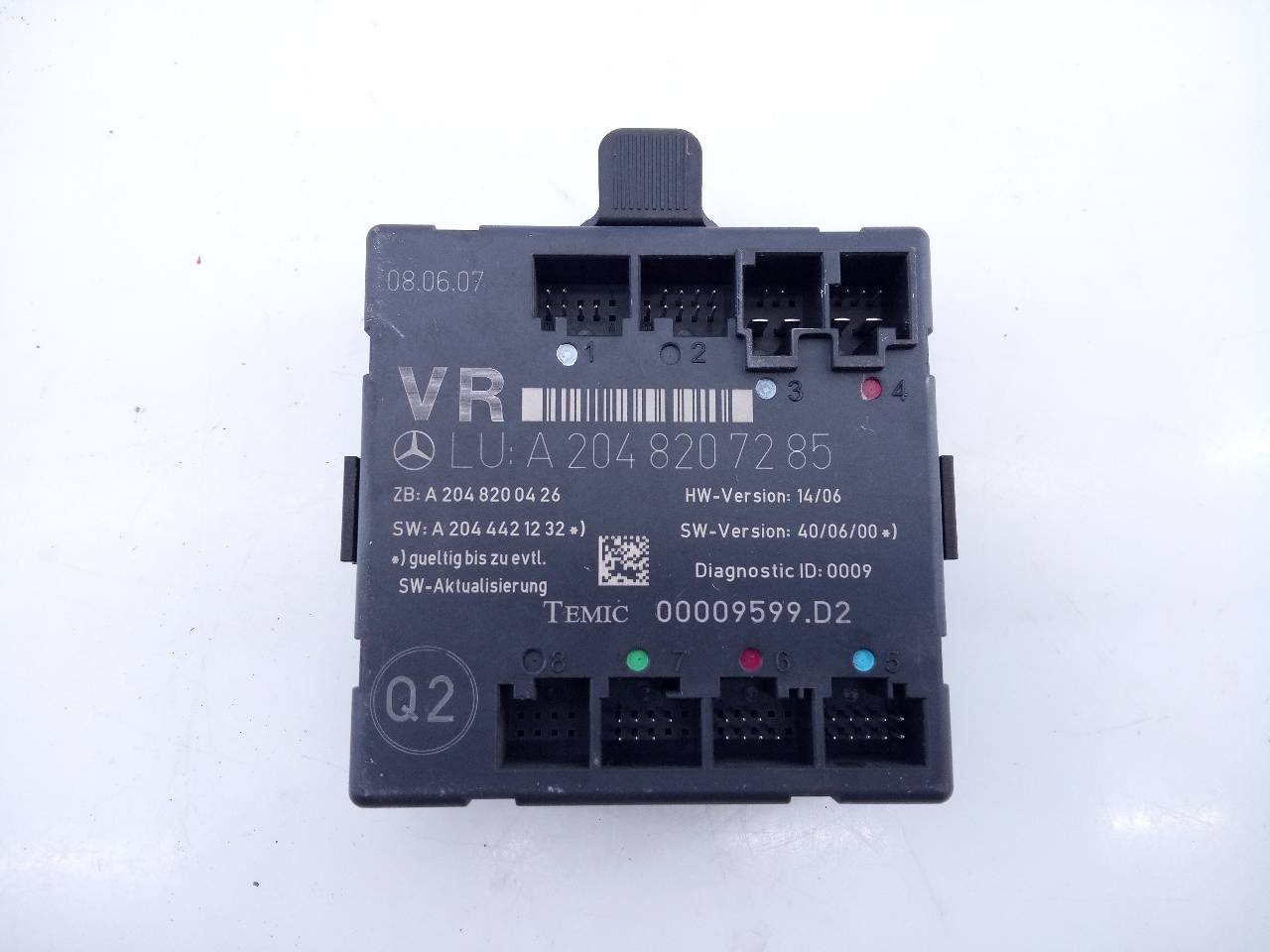 MODULO ELECTRONICO MERCEDES-BENZ CLASE C (W204) BERLINA A2048207285 / E3-A1-9-3 A2048207285E3A193 - Vista 2