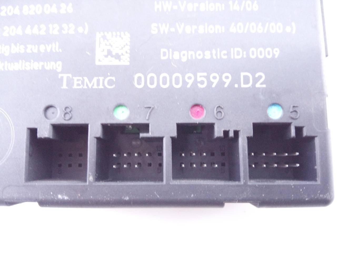 MODULO ELECTRONICO MERCEDES-BENZ CLASE C (W204) BERLINA A2048207285 / E3-A1-9-3 A2048207285E3A193 - Vista 3