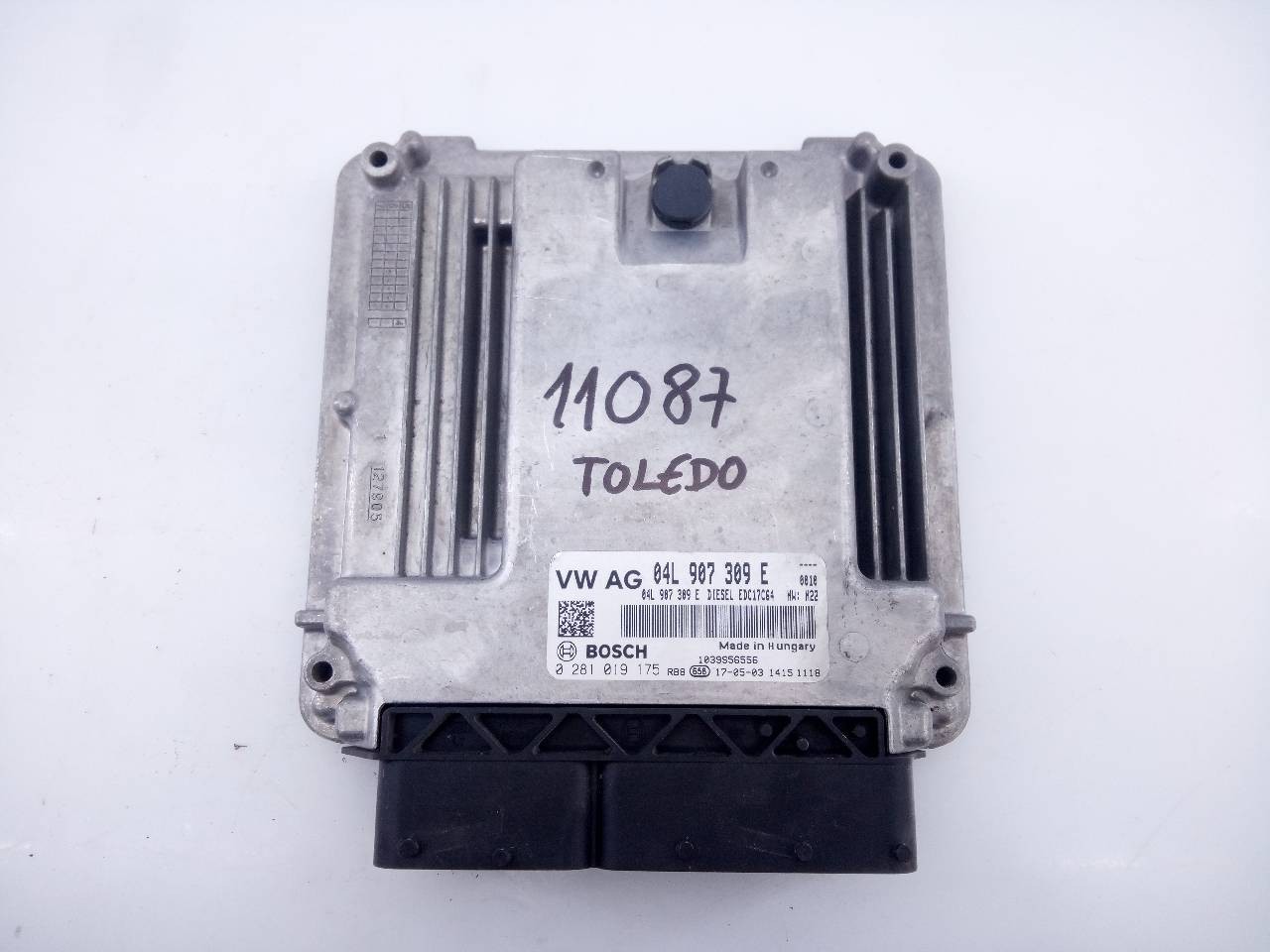 CENTRALITA MOTOR UCE SEAT TOLEDO (KG3) 04L907309E / E2-A1-22-7 / 0281019175 04L907309EE2A12270281019175