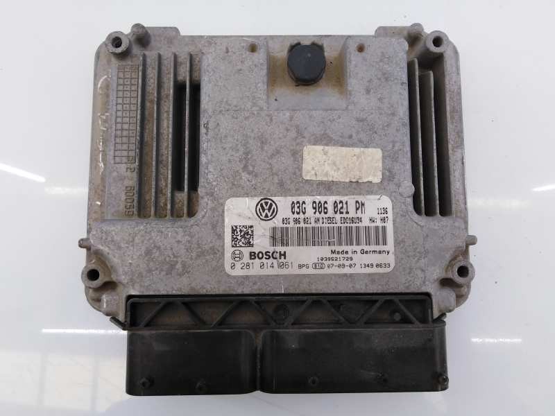 CENTRALITA MOTOR UCE VOLKSWAGEN GOLF V BERLINA (1K1) 03G906021PM / E2-A1-19-7 / 0281014061 03G906021PME2A11970281014061