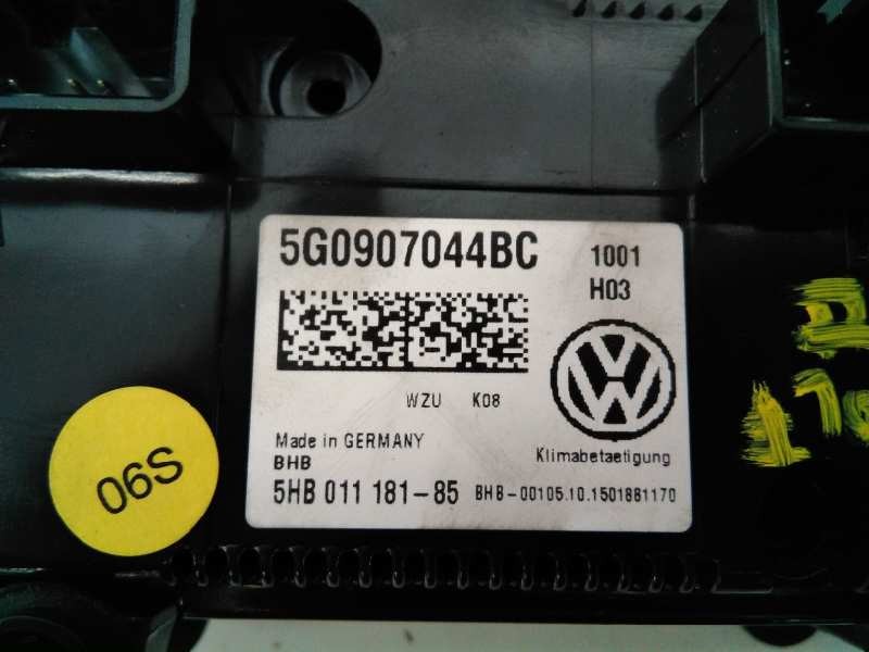 MANDO CLIMATIZADOR VOLKSWAGEN GOLF VII LIM. (5G1) 5G0907044BC / E2-A1-18-3 / 5HB01118185 5G0907044BCE2A11835HB01118185 - Vista 2