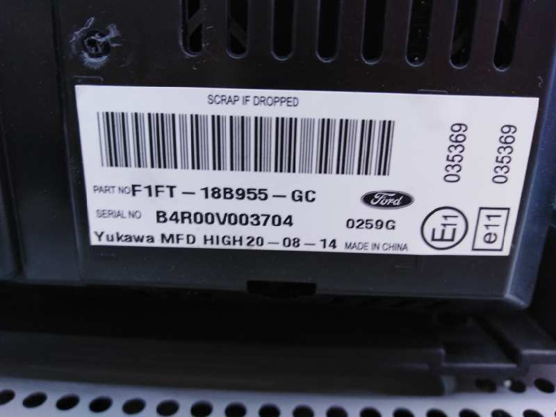 SISTEMA AUDIO / RADIO CD FORD FOCUS TURN. F1ET18K811BC / E3-B3-39-2 / F1FT188955GC F1ET18K811BCE3B3392F1FT188955GC - Vista 2