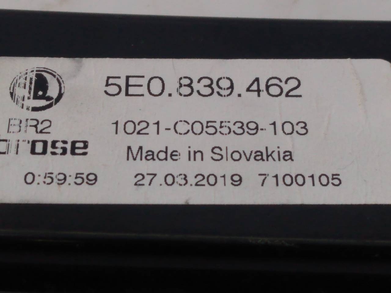 ELEVALUNAS TRASERO DERECHO SKODA OCTAVIA LIM. (5E3) 5E0839462 / E1-A5-16-1 / 1021C05539103 5E0839462E1A51611021C05539103 - Vista 2