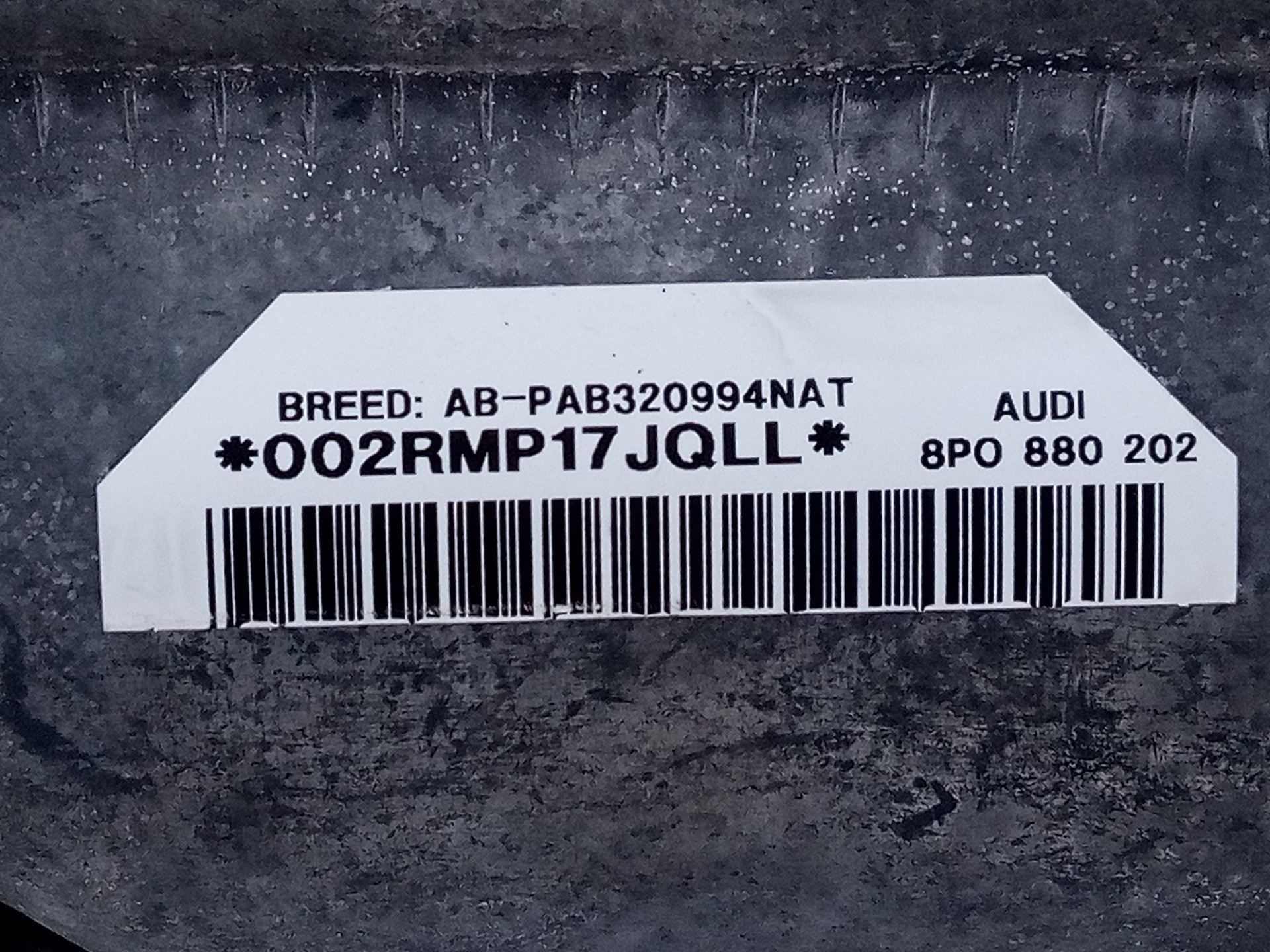 AIRBAG DELANTERO DERECHO AUDI A3 (8P) 8P0880202 / E2-A1-20-1 / 08320998NAT 8P0880202E2A120108320998NAT - Vista 3