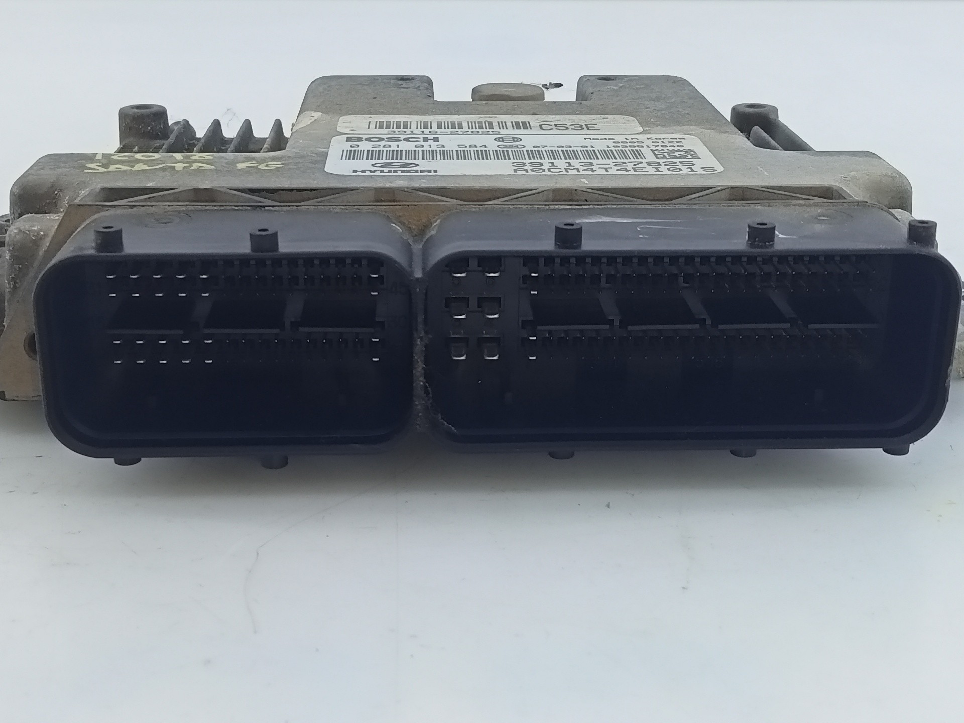 CENTRALITA MOTOR UCE HYUNDAI SANTA FE (BM) 3911327825 / E3-A3-45-4 / 0281013584 3911327825E3A34540281013584 - Vista 2