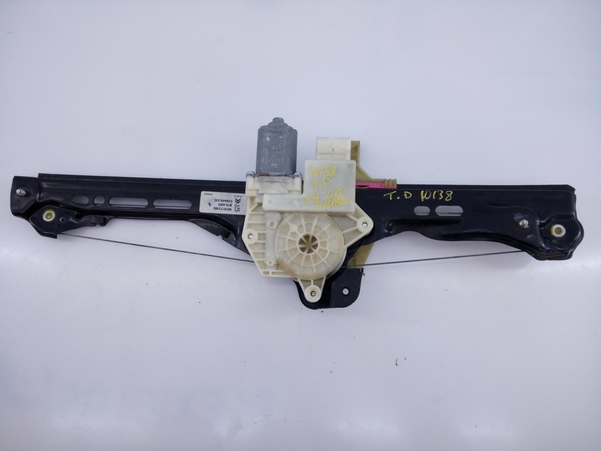 ELEVALUNAS TRASERO DERECHO CITROËN C4 GRAND PICASSO 9676172380 / E1-A4-16-1 9676172380E1A4161