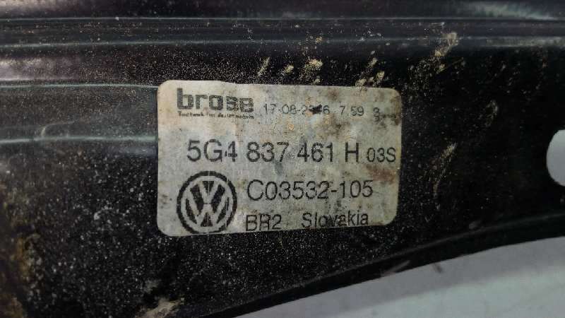 ELEVALUNAS DELANTERO IZQUIERDO VOLKSWAGEN GOLF VII VARIANT (BV5) 5G4837461H / E1-B6-52-2 / C03532105 5G4837461HE1B6522C03532105 - Vista 3