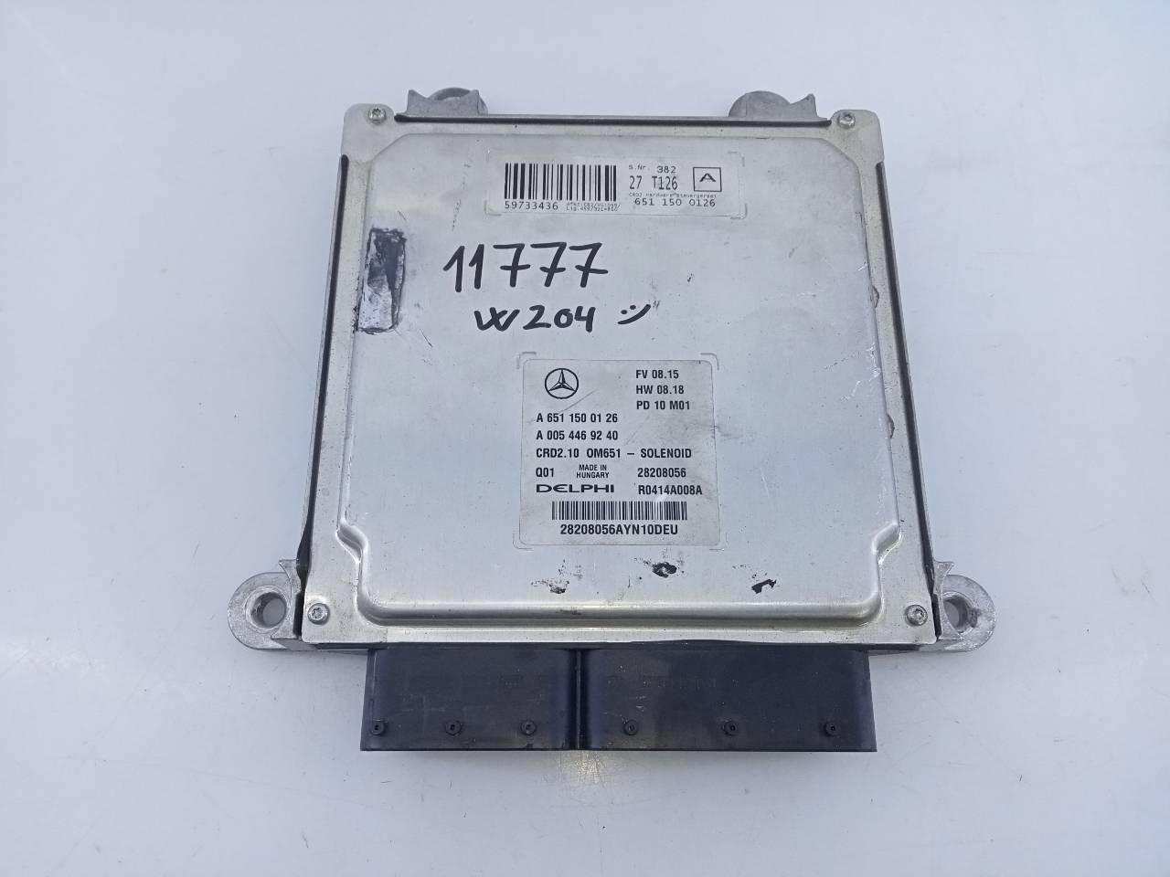 CENTRALITA MOTOR UCE MERCEDES-BENZ CLASE C (W204) BERLINA A6511500126 / E3-A1-2-2 / A0054469240 A6511500126E3A122A0054469240