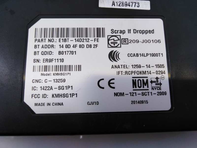MODULO ELECTRONICO FORD FOCUS TURN. E1BT14D212FE / E3-B3-39-2 / 209J00106 E1BT14D212FEE3B3392209J00106 - Vista 3