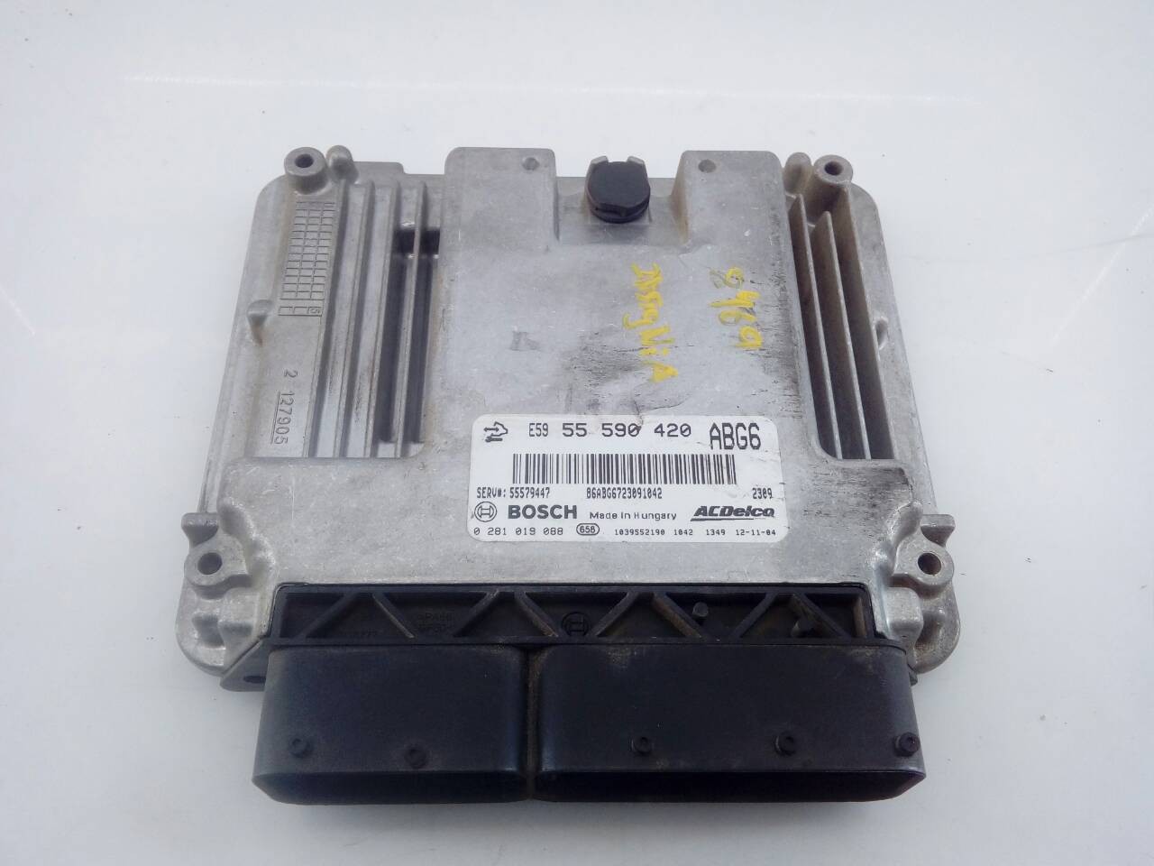 CENTRALITA MOTOR UCE OPEL INSIGNIA BERLINA 55590420 / E3-A5-25-4 / 0281019088 55590420E3A52540281019088