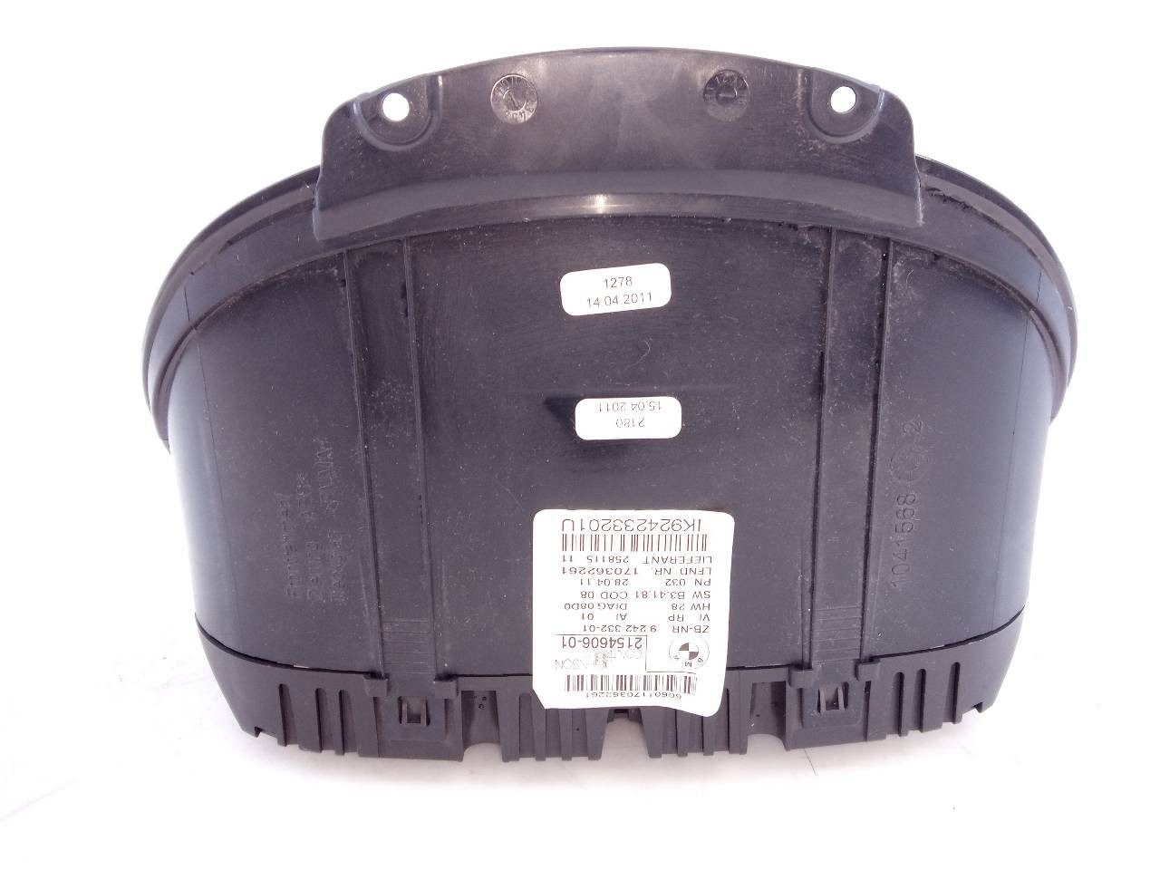 CUADRO INSTRUMENTOS BMW SERIE 1 BERLINA (E81/E87) 924233201 / E3-A2-23-3 / 215460601 924233201E3A2233215460601 - Vista 2
