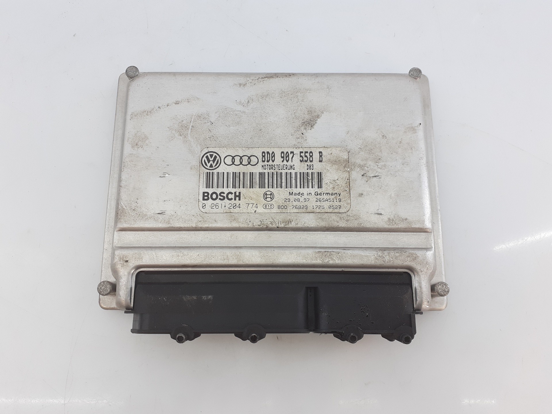 CENTRALITA MOTOR UCE AUDI A4 BERLINA (B5) 8D0907558B / E2-A1-10-3 / 0261204774 8D0907558BE2A11030261204774