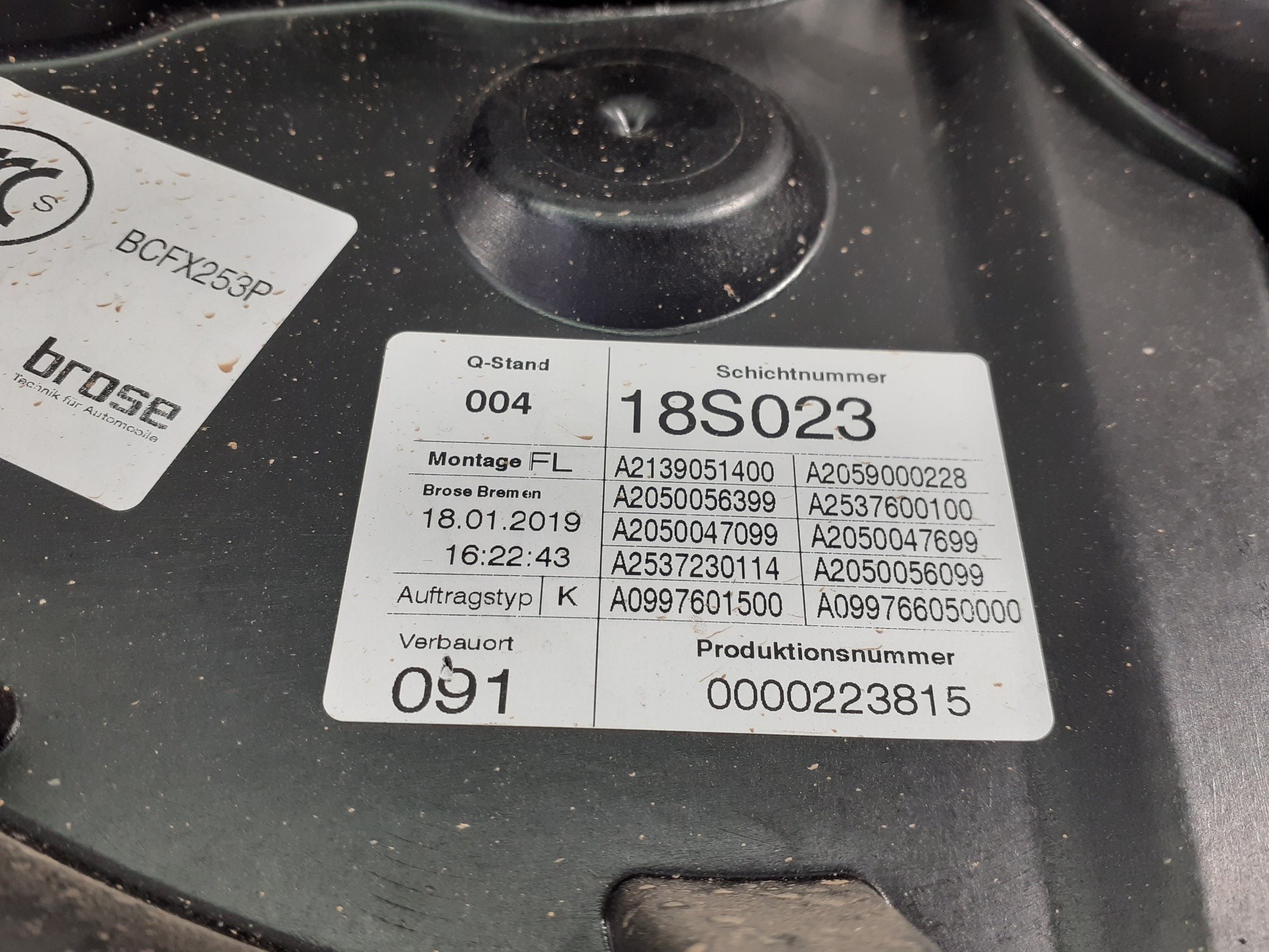 ELEVALUNAS DELANTERO IZQUIERDO MERCEDES-BENZ CLASE GLC COUPE (BM 253)(6.2016->) BCFX253P / P2-B4-7 / A2139051400 BCFX253PP2B47A2139051400 - Vista 2