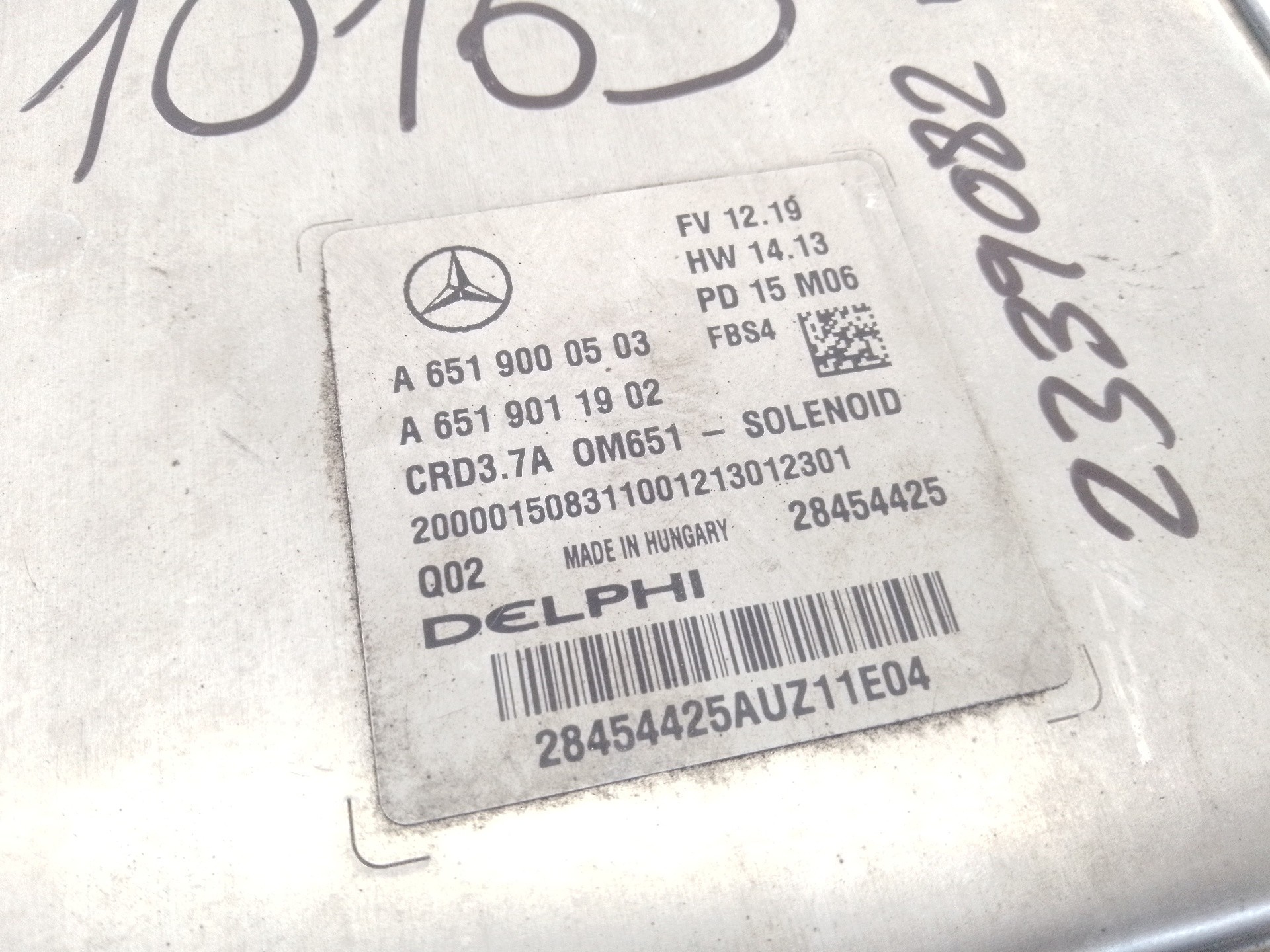CENTRALITA MOTOR UCE MERCEDES-BENZ CLASE E (W212) LIM. A6519000503 / E3-A1-4-3 / A6519011902 A6519000503E3A143A6519011902 - Vista 2