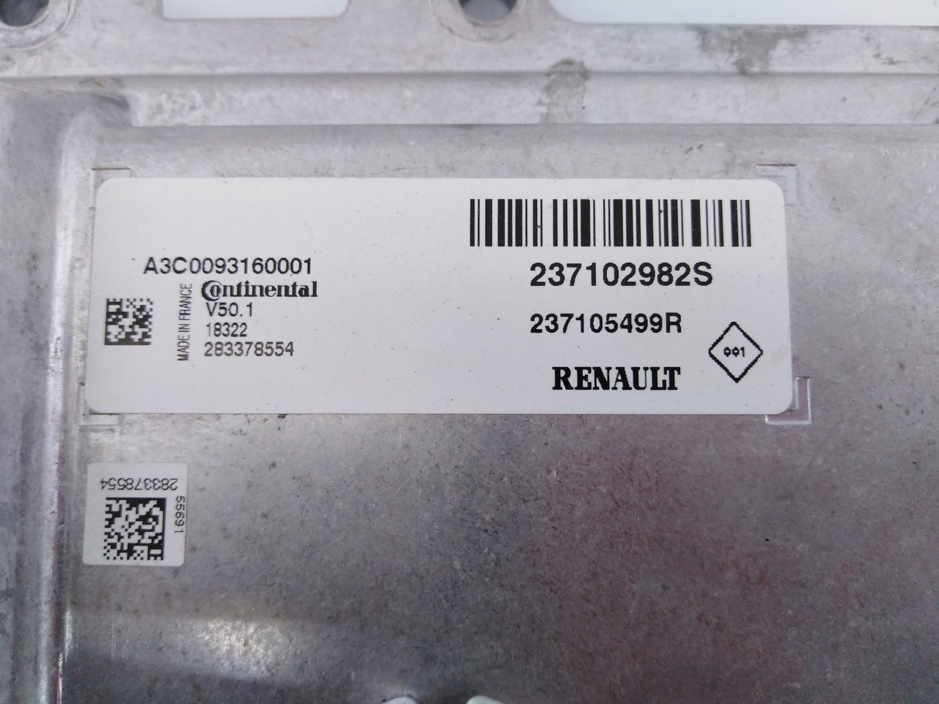 CENTRALITA MOTOR UCE DACIA SANDERO 237102982S / E2-A1-45-2 / 237105499R 237102982SE2A1452237105499R - Vista 3