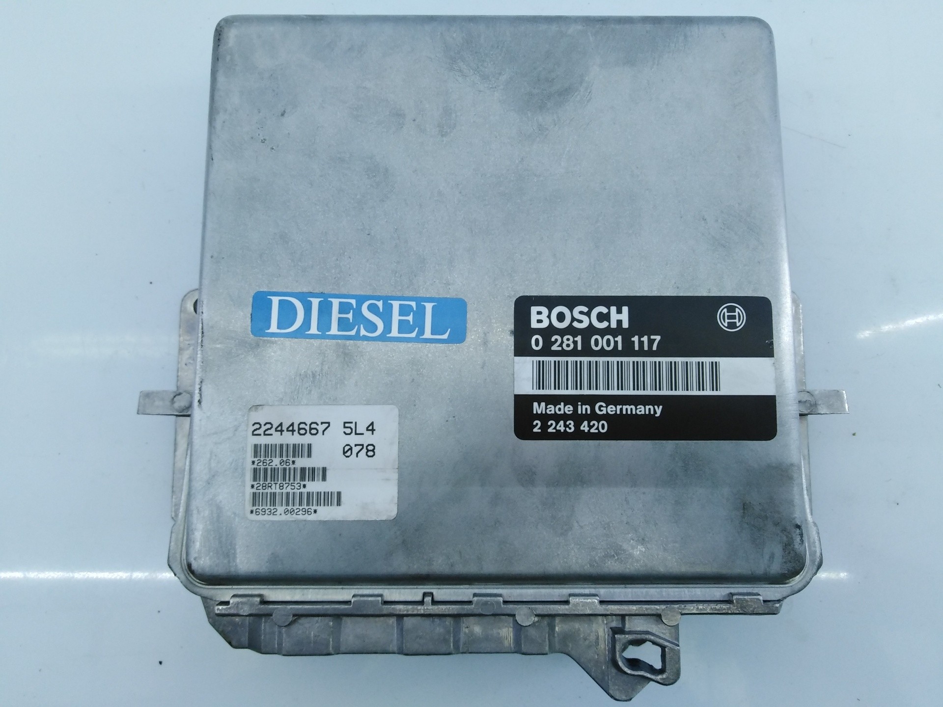 CENTRALITA MOTOR UCE BMW SERIE 5 BERLINA (E39) 0281001117 / E3-A2-41-1 / 2243420 0281001117E3A24112243420