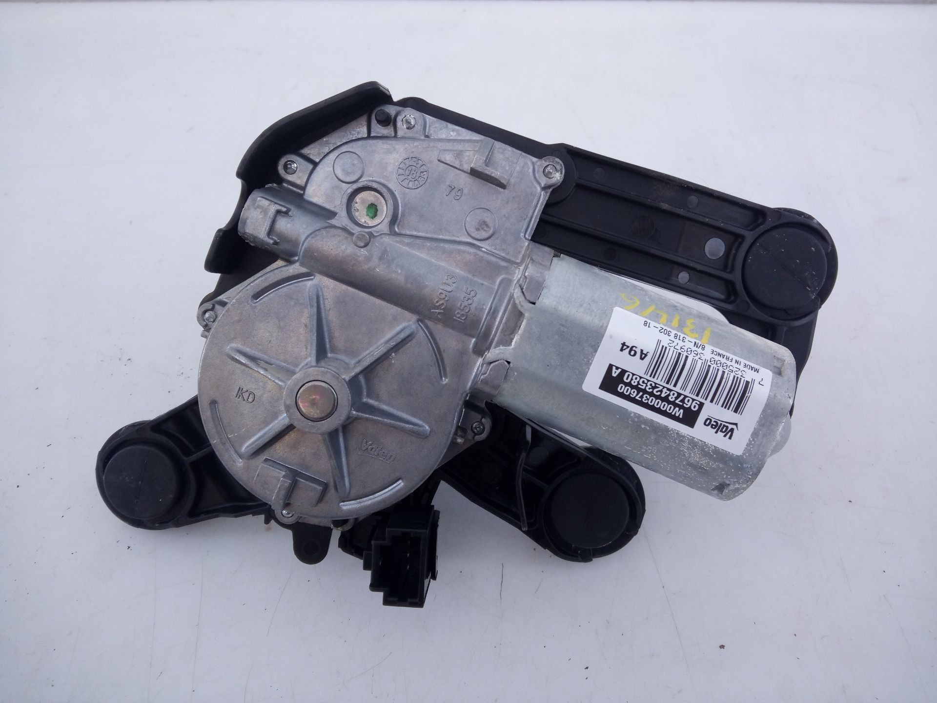 MOTOR LIMPIA TRASERO PEUGEOT 2008 I (CU_) 9678423580 / W000037600 9678423580W000037600