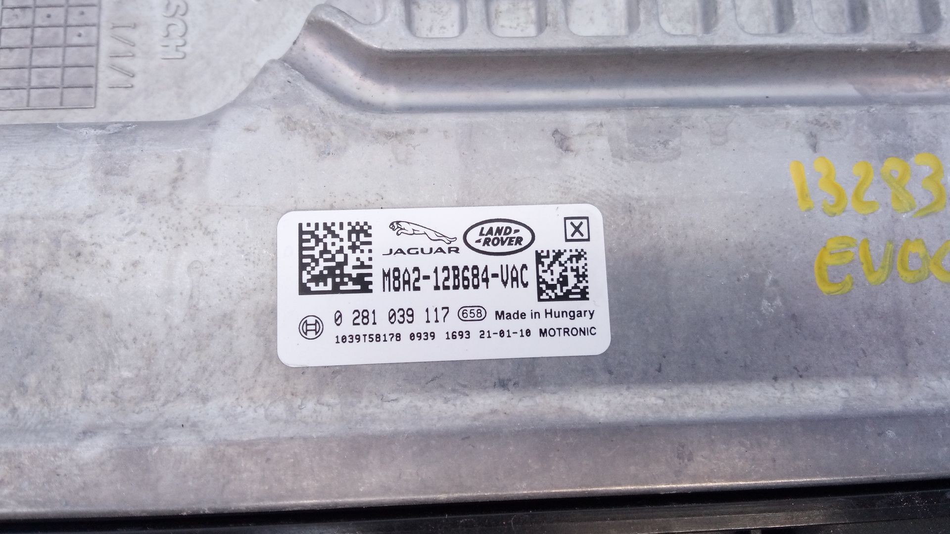 CENTRALITA MOTOR UCE LAND ROVER RANGE ROVER EVOQUE (L551) M8A212B684VAC / E3-B3-18-3 / 0281039117 M8A212B684VACE3B31830281039117 - Vista 2