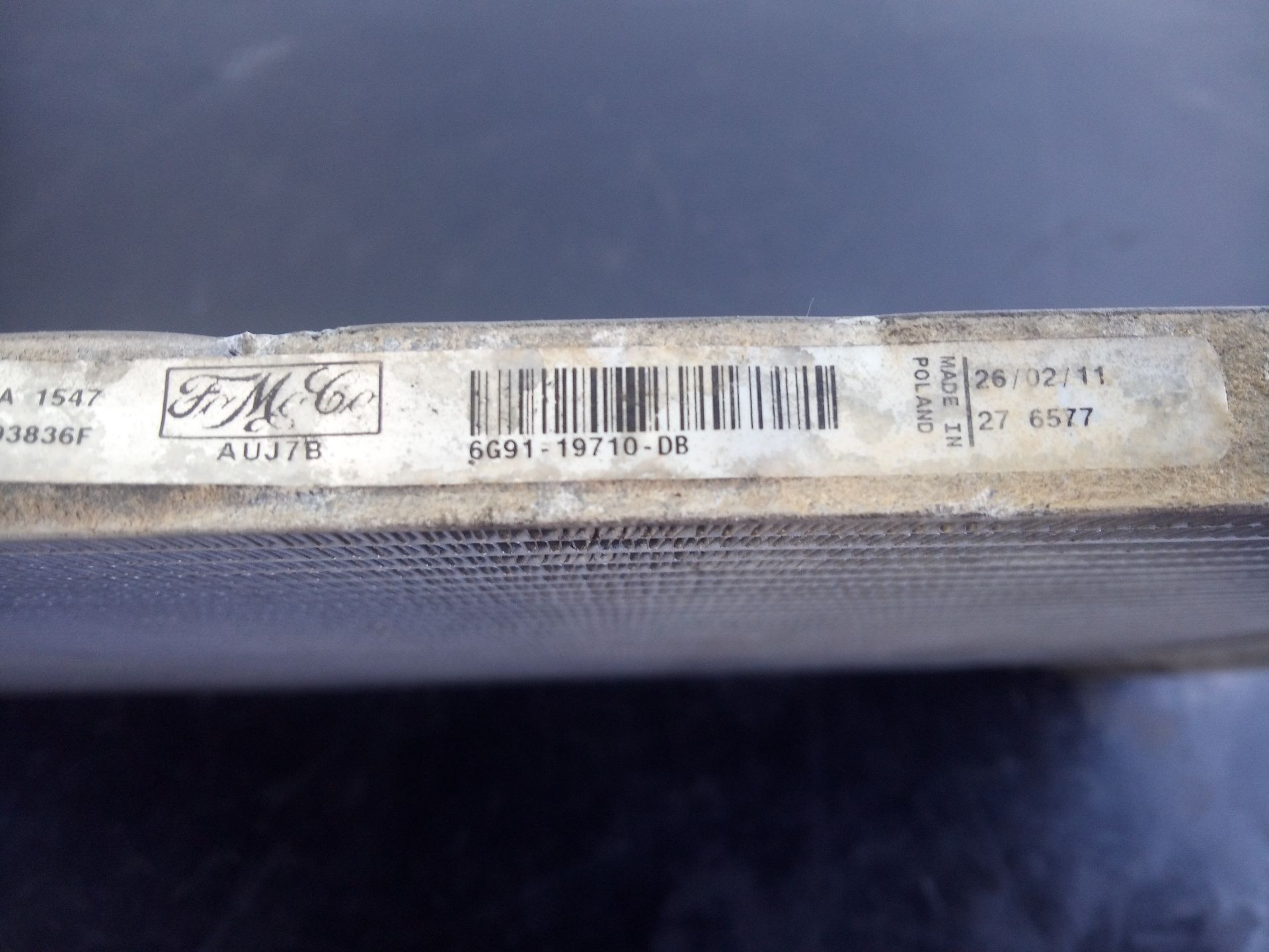 CONDENSADOR / RADIADOR AIRE ACONDICIONADO VOLVO XC70 6G9119710DB / P2-A4-13 6G9119710DBP2A413 - Vista 3