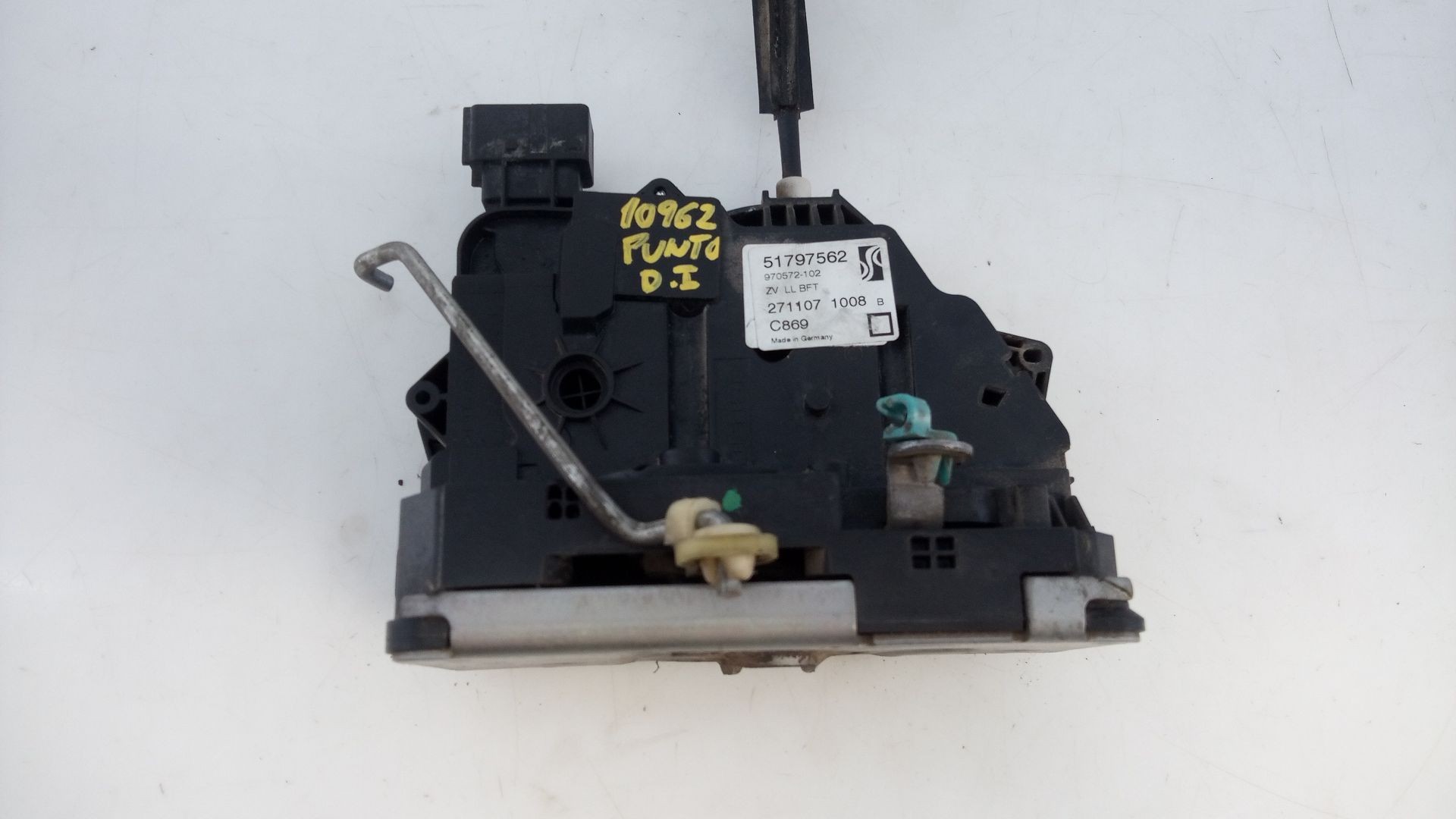 CERRADURA PUERTA DELANTERA IZQUIERDA FIAT GRANDE PUNTO (199) 51797562 / E2-B2-5-2 / 2711071008 51797562E2B2522711071008 - Vista 2