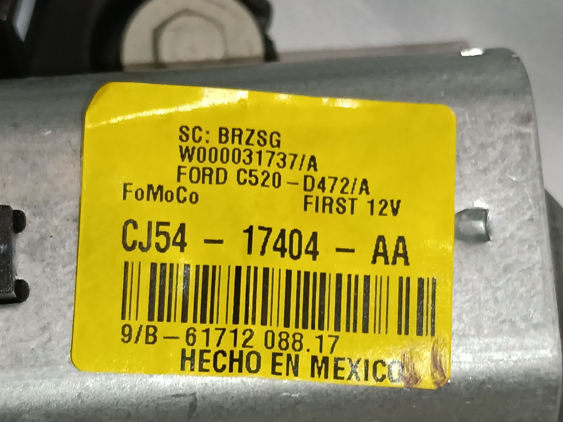 MOTOR LIMPIA TRASERO FORD KUGA II (DM2) CJ5417404AA CJ5417404AA - Vista 2