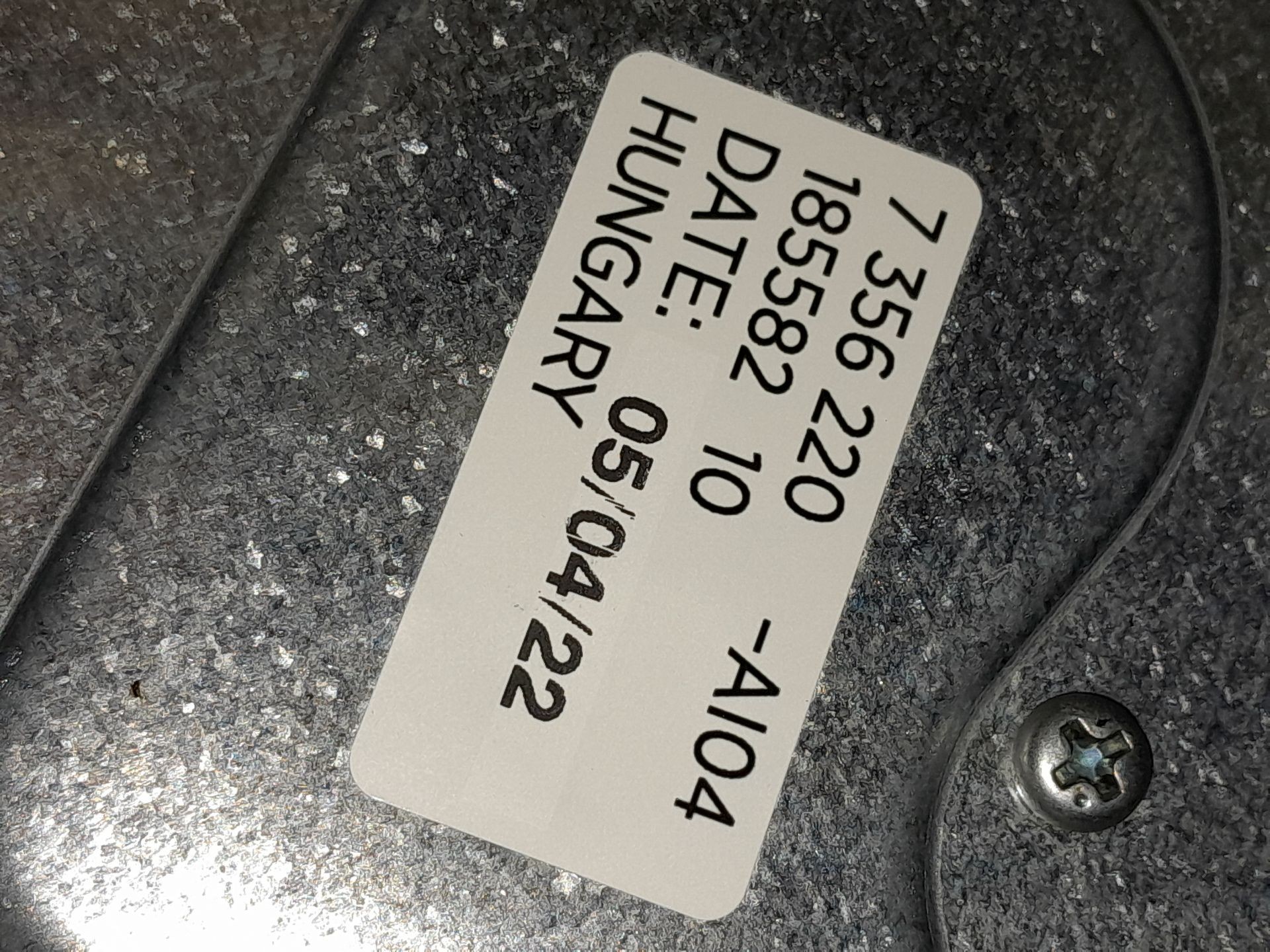 MOTOR LIMPIA TRASERO BMW X1 (F48) 7356220 / 18558210 735622018558210 - Vista 2