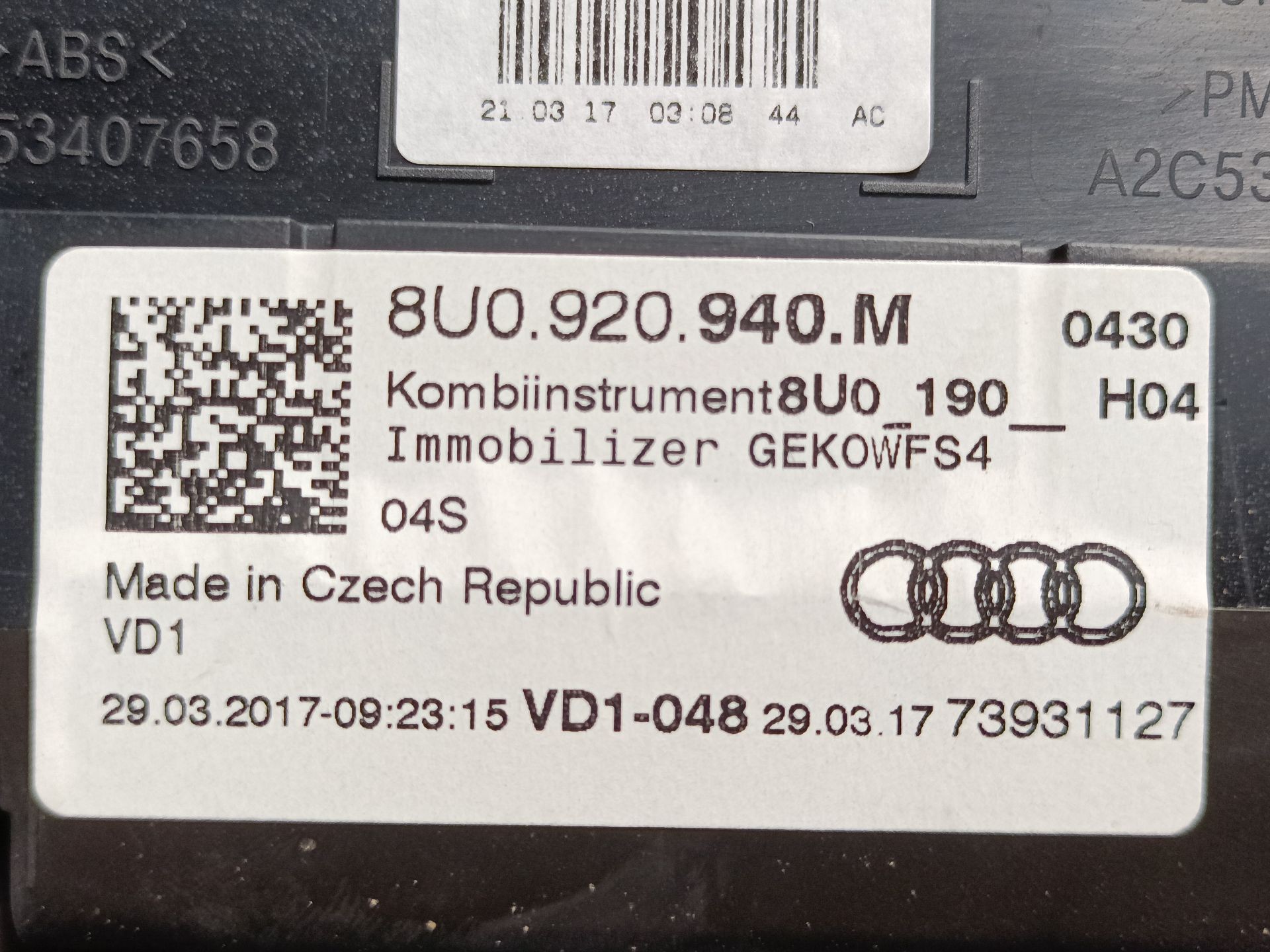CUADRO INSTRUMENTOS AUDI Q3 (8UB, 8UG) 8U0920940M / E2-A1-25-3 8U0920940ME2A1253 - Vista 3