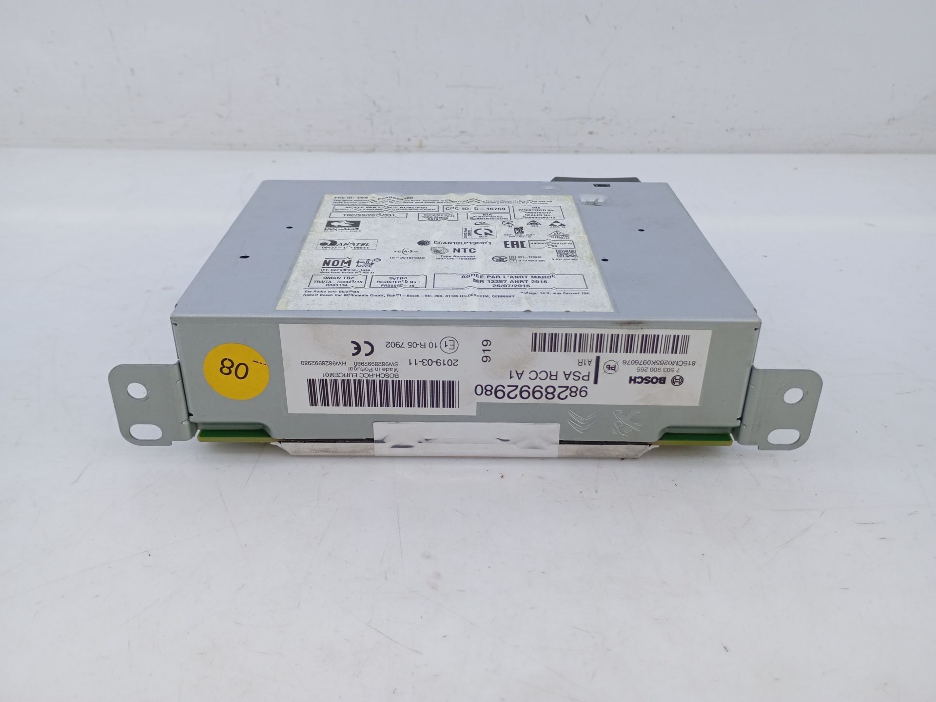 SISTEMA AUDIO / RADIO CD PEUGEOT 208 I (CA_, CC_) 983164248000 / E3-B2-23-3 / 9828992980 983164248000E3B22339828992980 - Vista 2