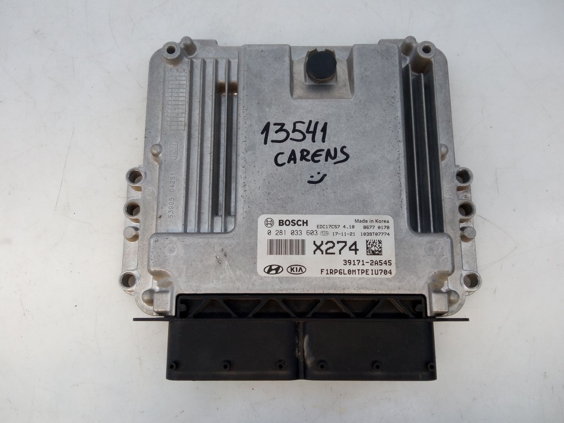 CENTRALITA MOTOR UCE KIA CARENS IV 391712A545 / E3-A3-24-1 / 0281033603 391712A545E3A32410281033603