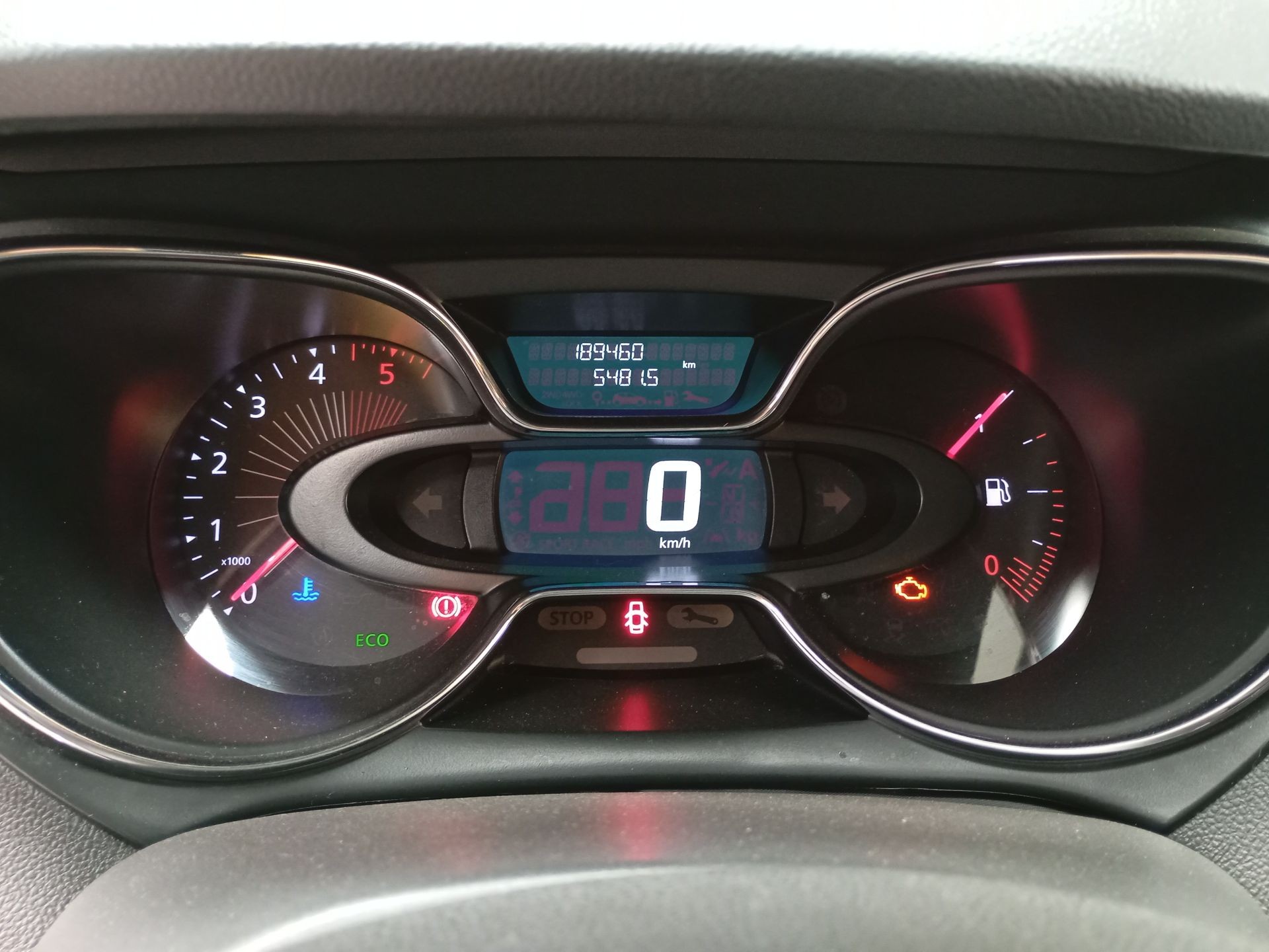 CUADRO INSTRUMENTOS RENAULT CAPTUR I (J5_, H5_) 248107767R / E2-A1-5-7 248107767RE2A157 - Vista 2