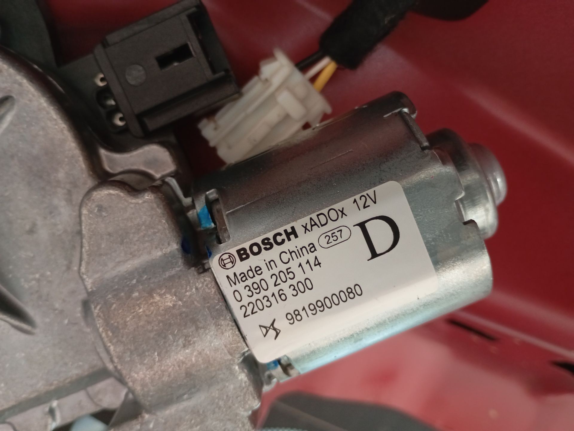MOTOR LIMPIA TRASERO OPEL CORSA F (P2JO) 9819900080 9819900080