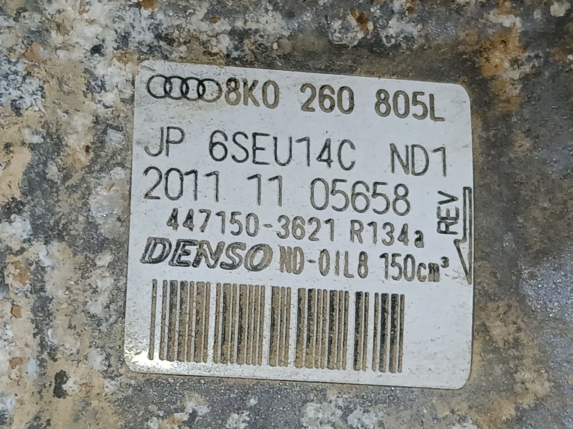 COMPRESOR AIRE ACONDICIONADO AUDI Q5 (8RB) 8K0260805L / P3-B3-10-1 8K0260805LP3B3101 - Vista 2