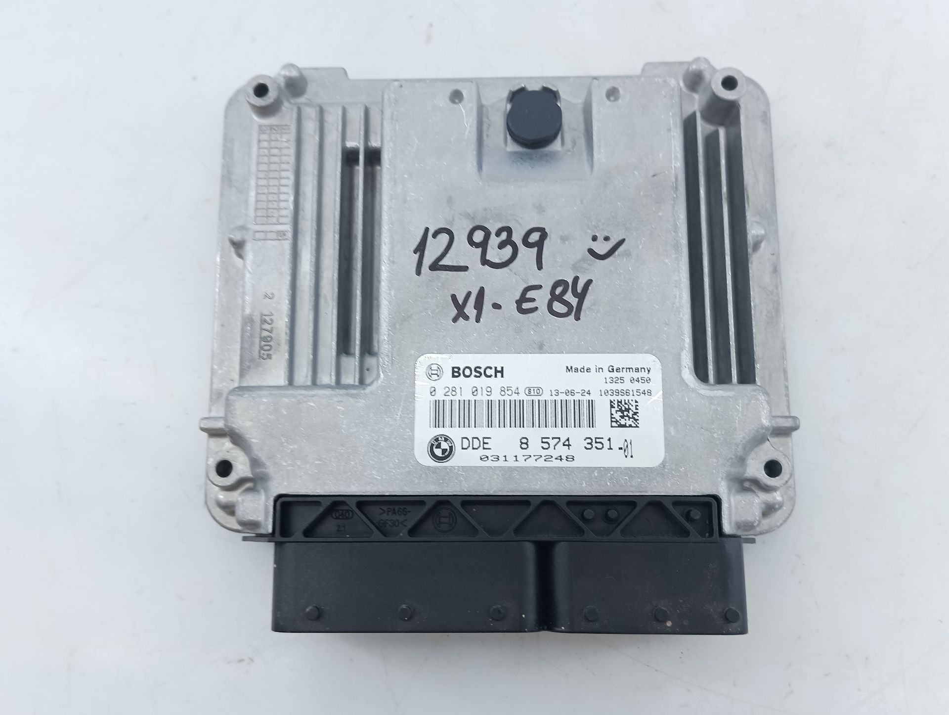 CENTRALITA MOTOR UCE BMW X1 (E84) 857435101 / E3-A2-24-2 / 0281019854 857435101E3A22420281019854