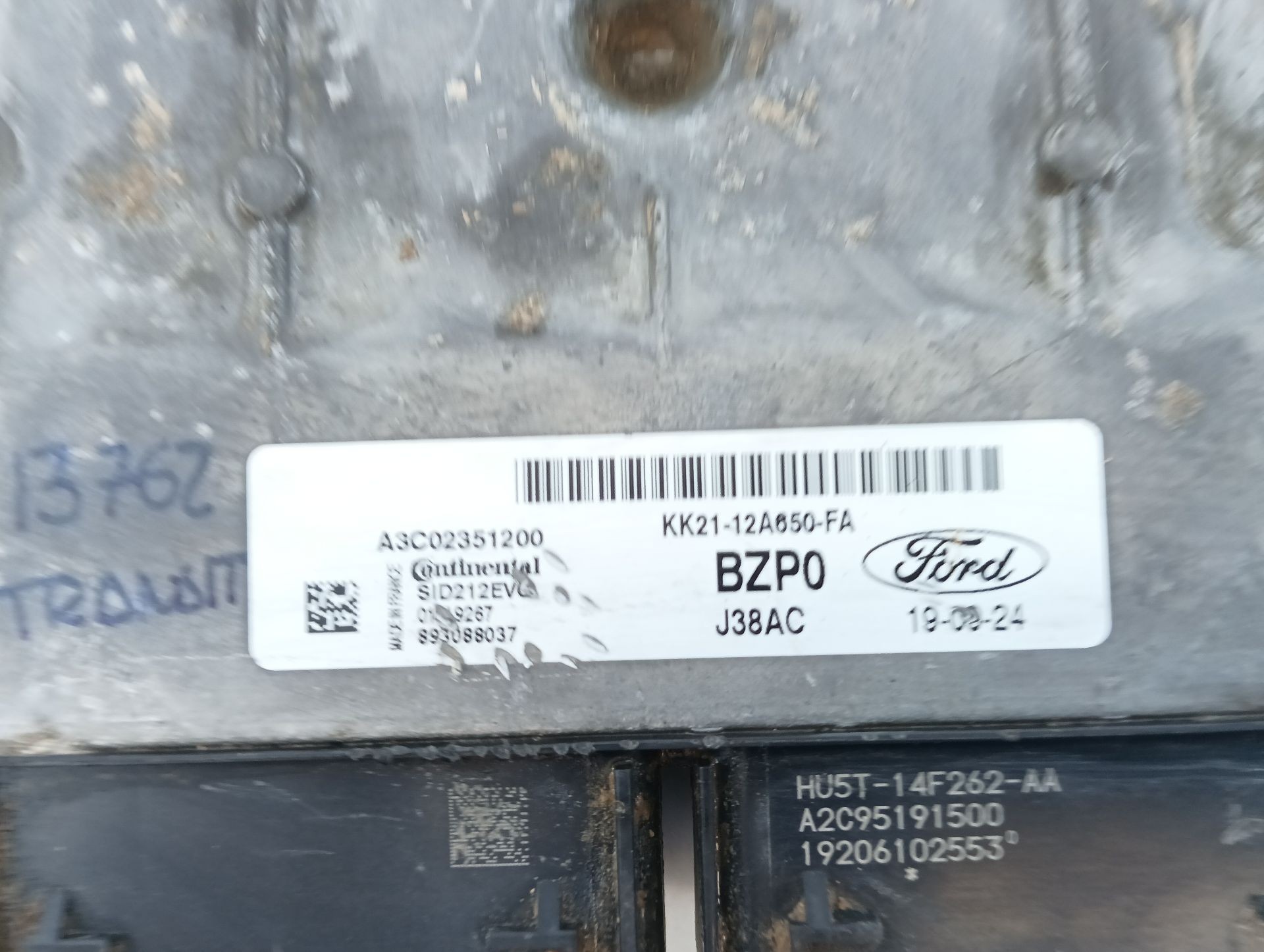 CENTRALITA MOTOR UCE FORD TRANSIT V363 Furgoneta (FCD, FDD) KK2112A650FA / E3-B3-34-1 / A3C02351200 KK2112A650FAE3B3341A3C02351200 - Vista 3