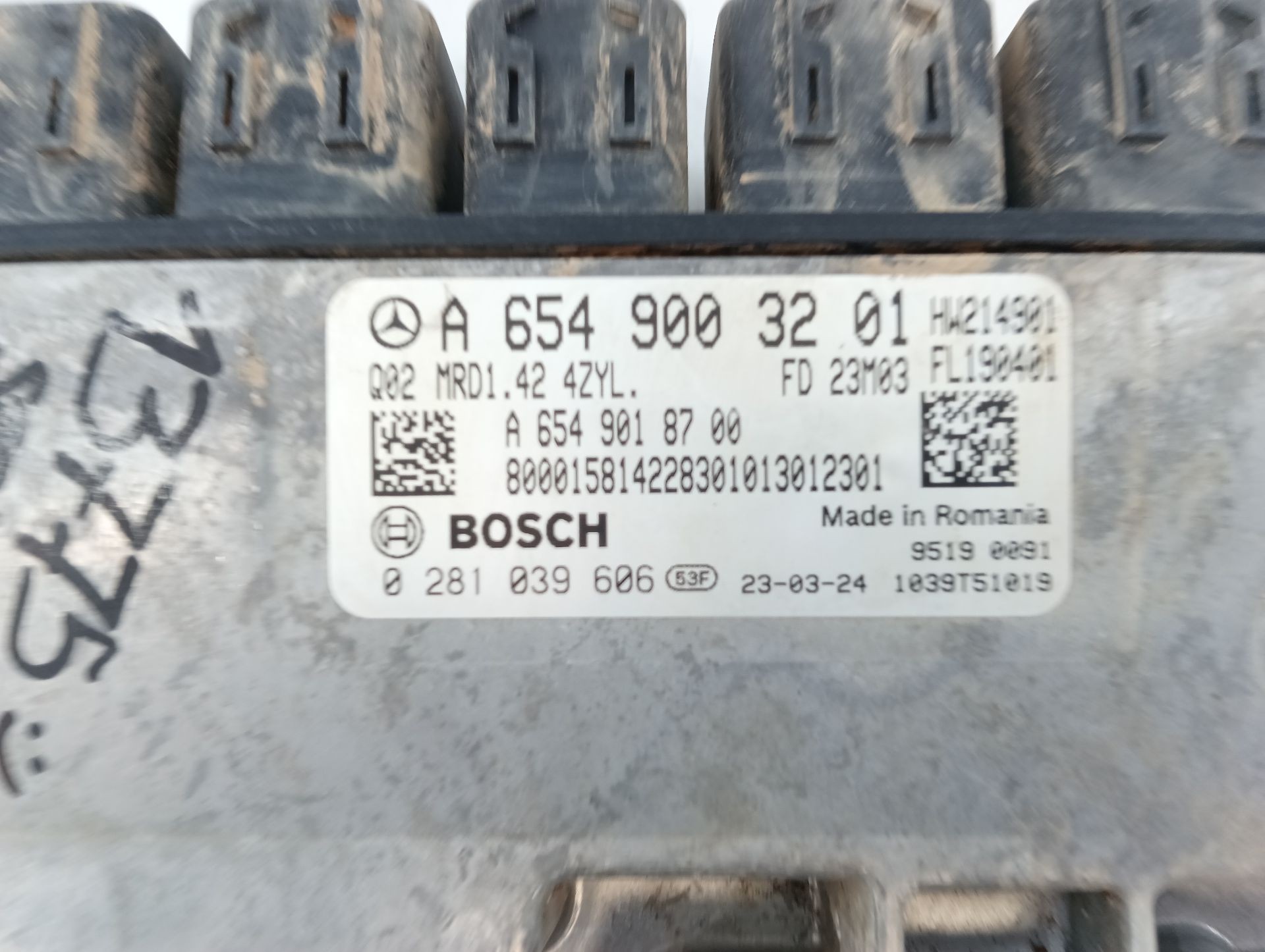 CENTRALITA MOTOR UCE MERCEDES-BENZ SPRINTER 3,5-t Furgoneta (B907, B910) A6549003201 / E3-A1-2-3 A6549003201E3A123 - Vista 3