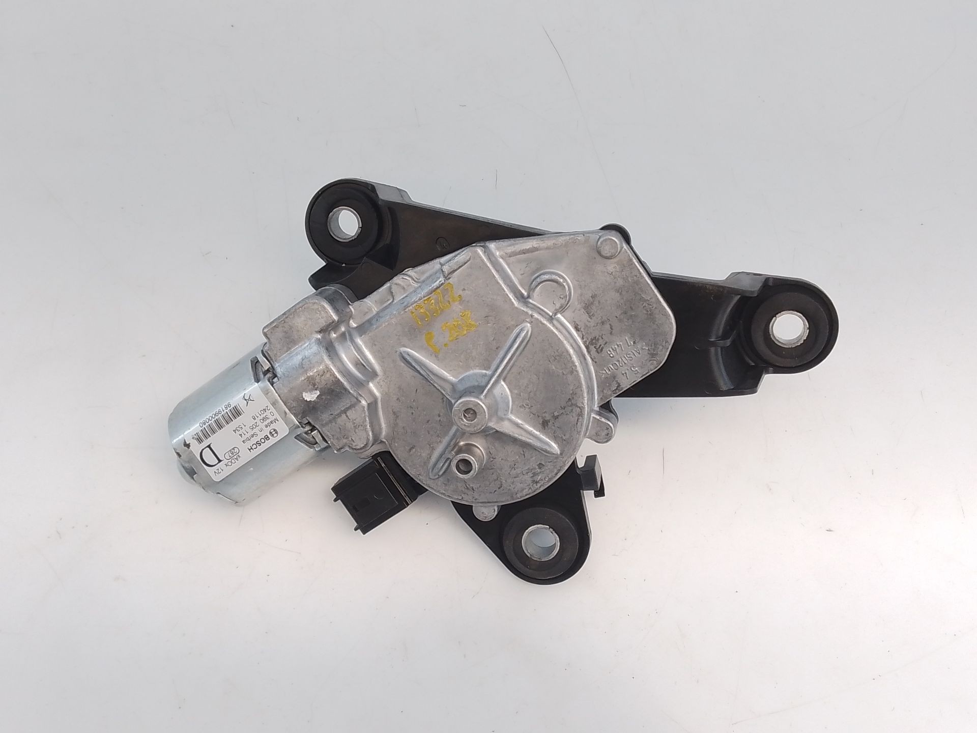 MOTOR LIMPIA TRASERO PEUGEOT 208 II (UB_, UP_, UW_, UJ_) 9819900080 / E1-A4-3-1 / 0390205114 9819900080E1A4310390205114