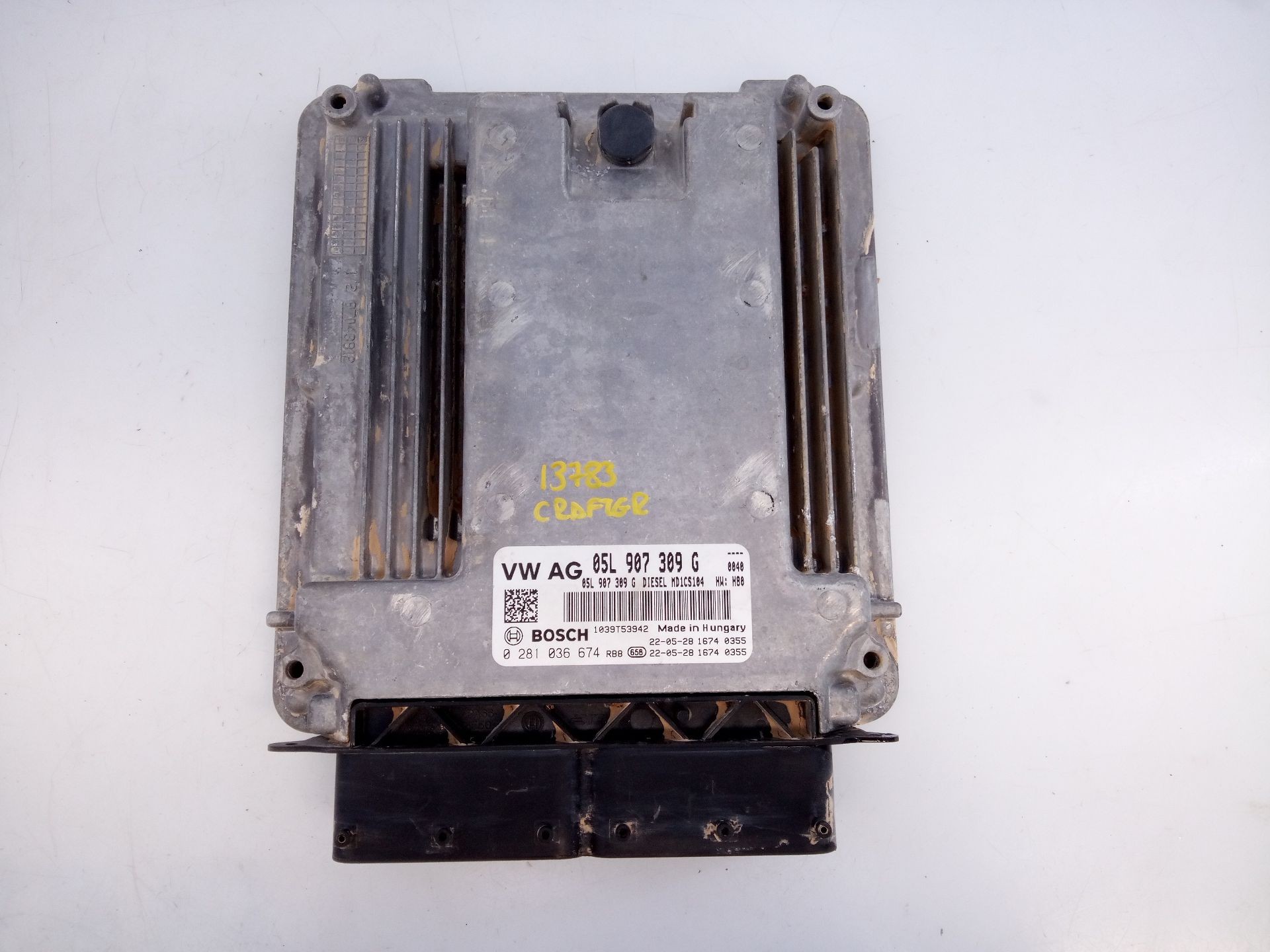 CENTRALITA MOTOR UCE VOLKSWAGEN CRAFTER Furgoneta (SY_, SX_) 05L907309G / E2-A1-30-7 / 0281036674 05L907309GE2A13070281036674 - Vista 3