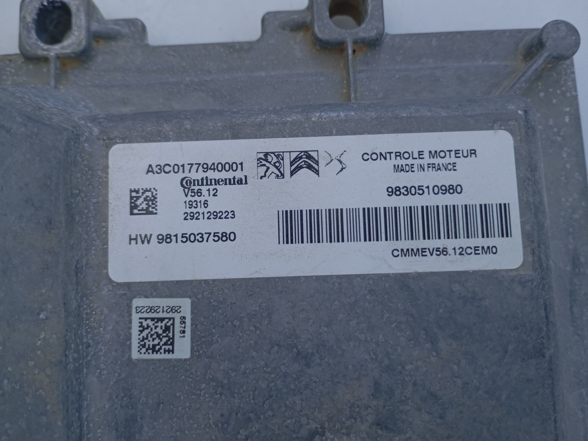 CENTRALITA MOTOR UCE PEUGEOT 208 II (UB_, UP_, UW_, UJ_) 9830510980 / E3-B2-36-1 / 9815037580 9830510980E3B23619815037580 - Vista 2