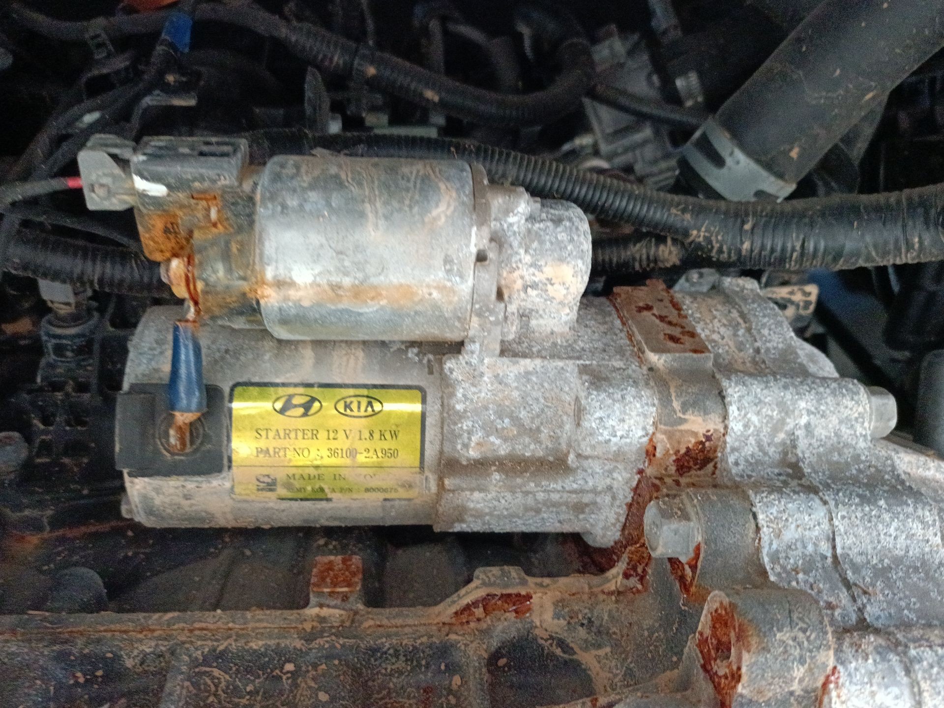 MOTOR ARRANQUE KIA SPORTAGE IV (QL, QLE) 361002A950 361002A950