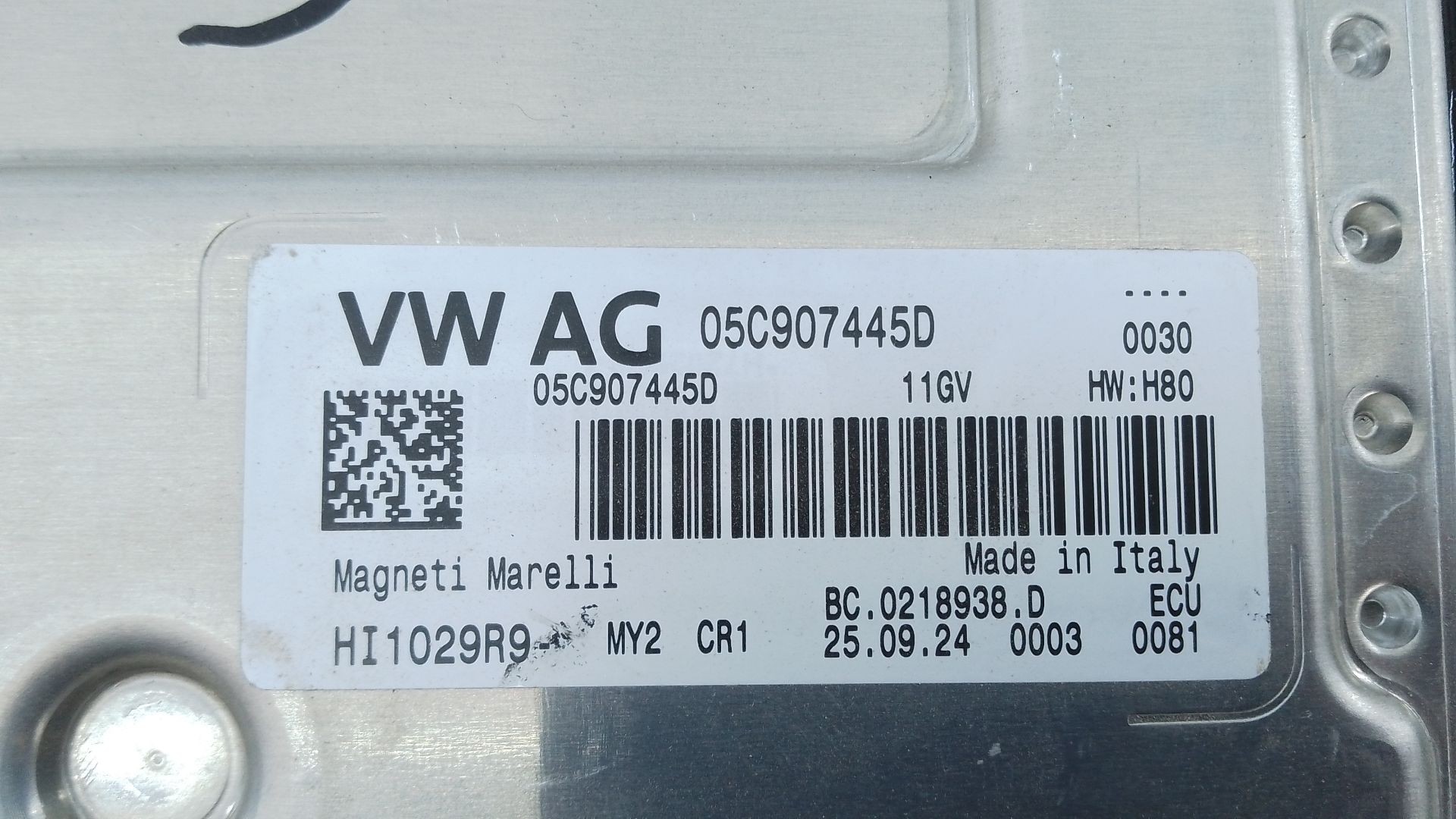 CENTRALITA MOTOR UCE SKODA FABIA IV (PJ3) 05C907445D / E2-B2-34-1 05C907445DE2B2341 - Vista 2