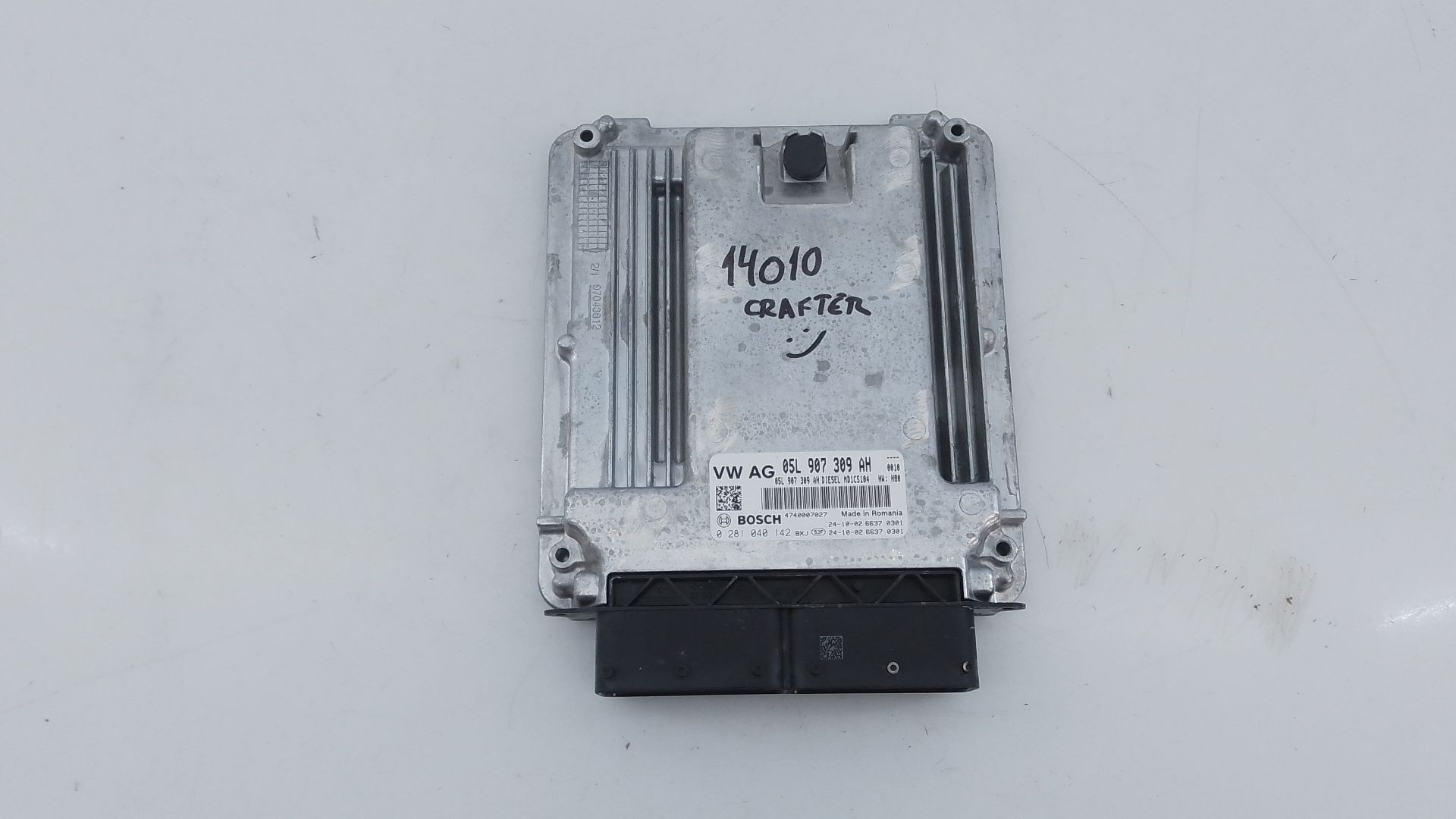 CENTRALITA MOTOR UCE VOLKSWAGEN CRAFTER Furgoneta (SY_, SX_) 05L907309AH / E2-B2-34-1 / 0281040142 05L907309AHE2B23410281040142