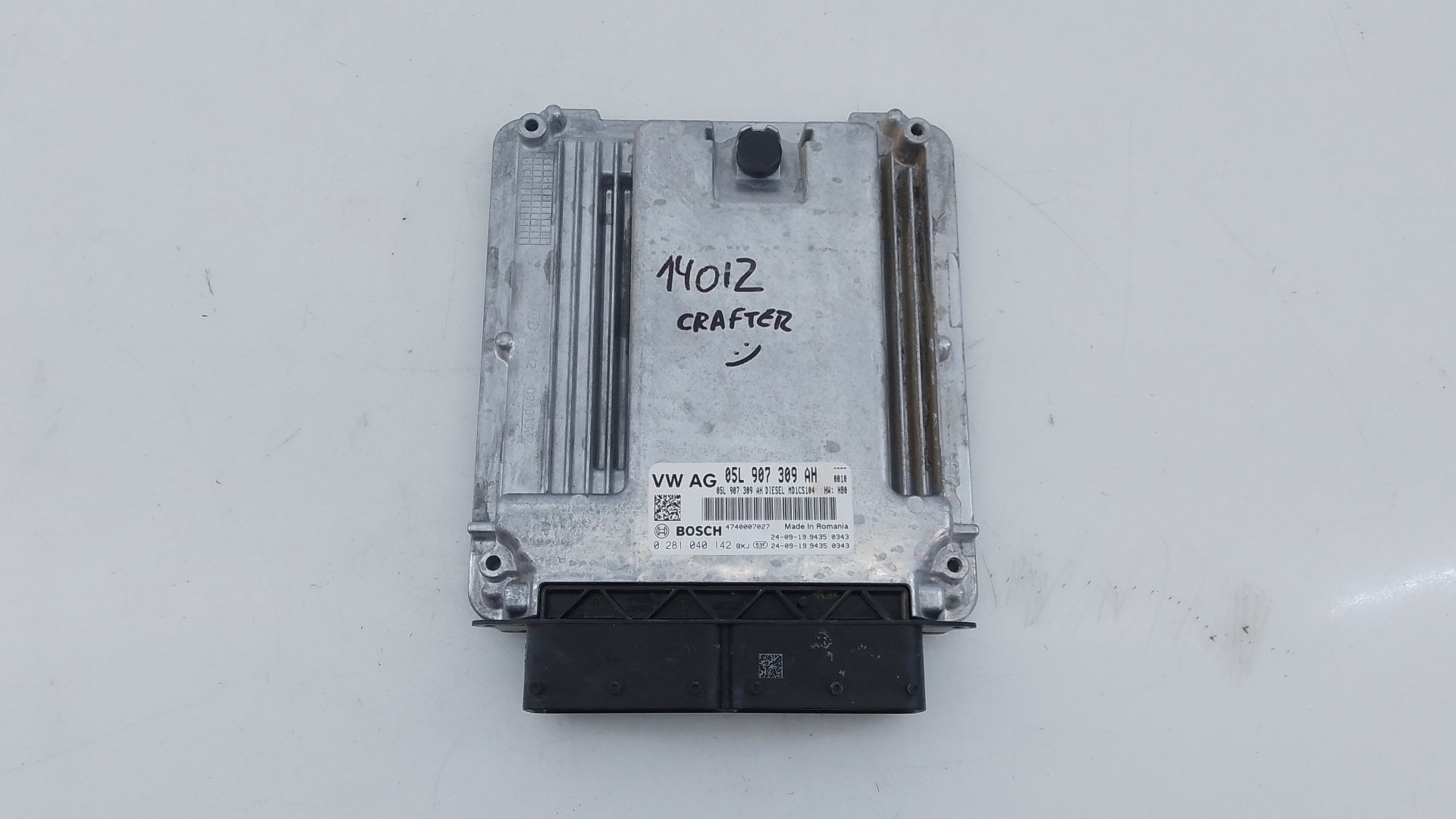 CENTRALITA MOTOR UCE VOLKSWAGEN CRAFTER Caja/Chasis (SZ_) 05L907309AH / E2-B2-34-1 / 0281040142 05L907309AHE2B23410281040142