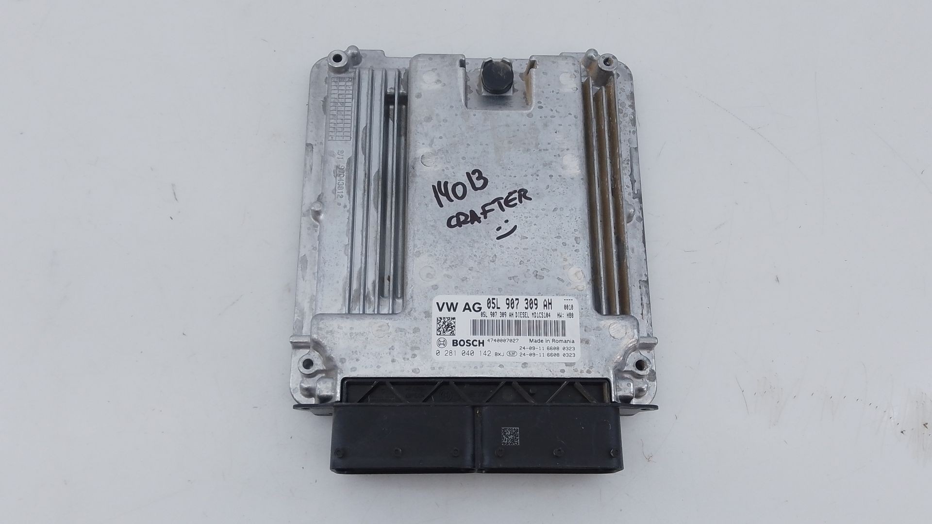 CENTRALITA MOTOR UCE VOLKSWAGEN CRAFTER Caja/Chasis (SZ_) 05L907309AH / E2-B2-34-1 / 0281040142 05L907309AHE2B23410281040142
